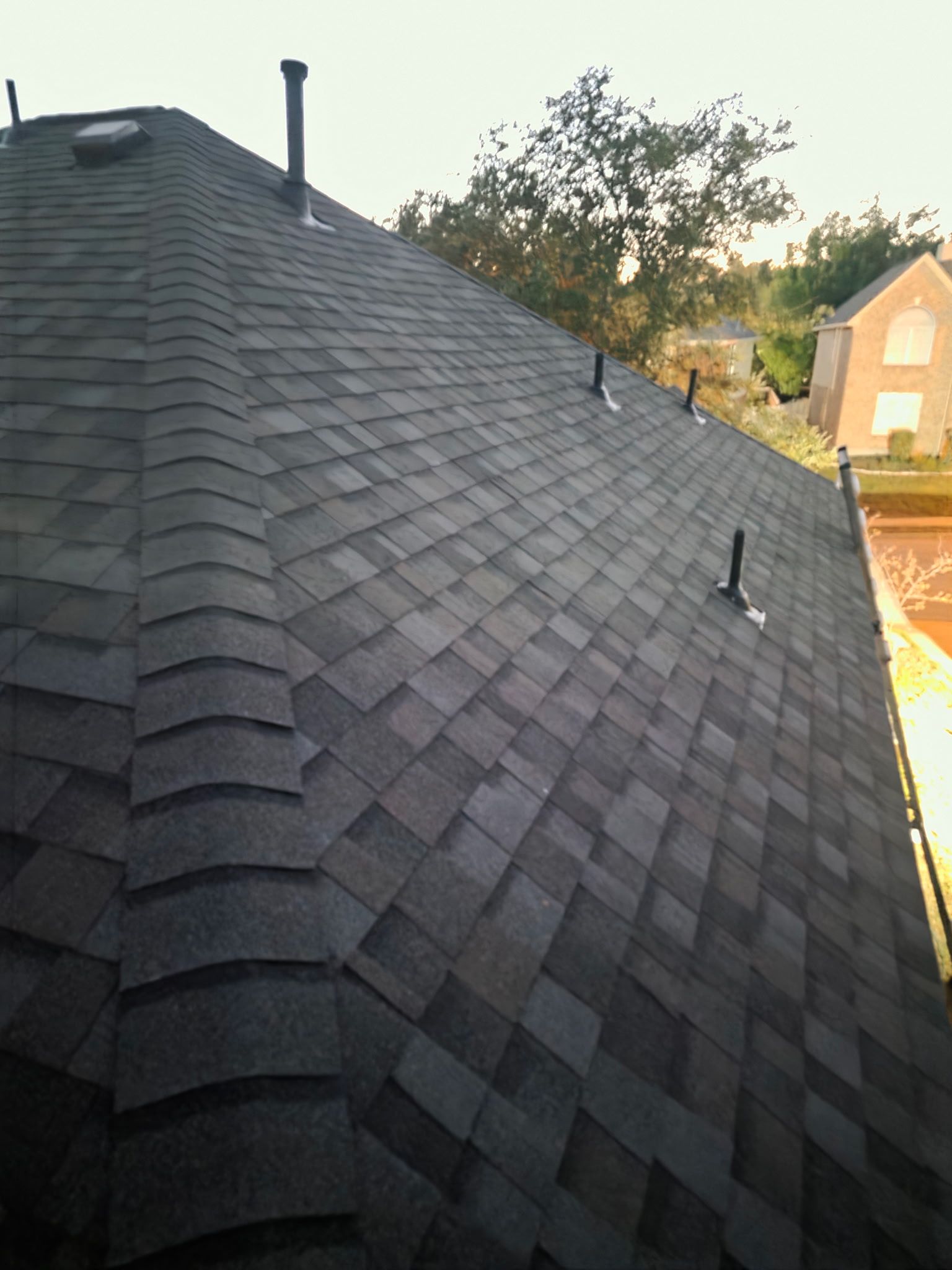 Round Rock, old town two-story by REPS Austin Area Roofer
