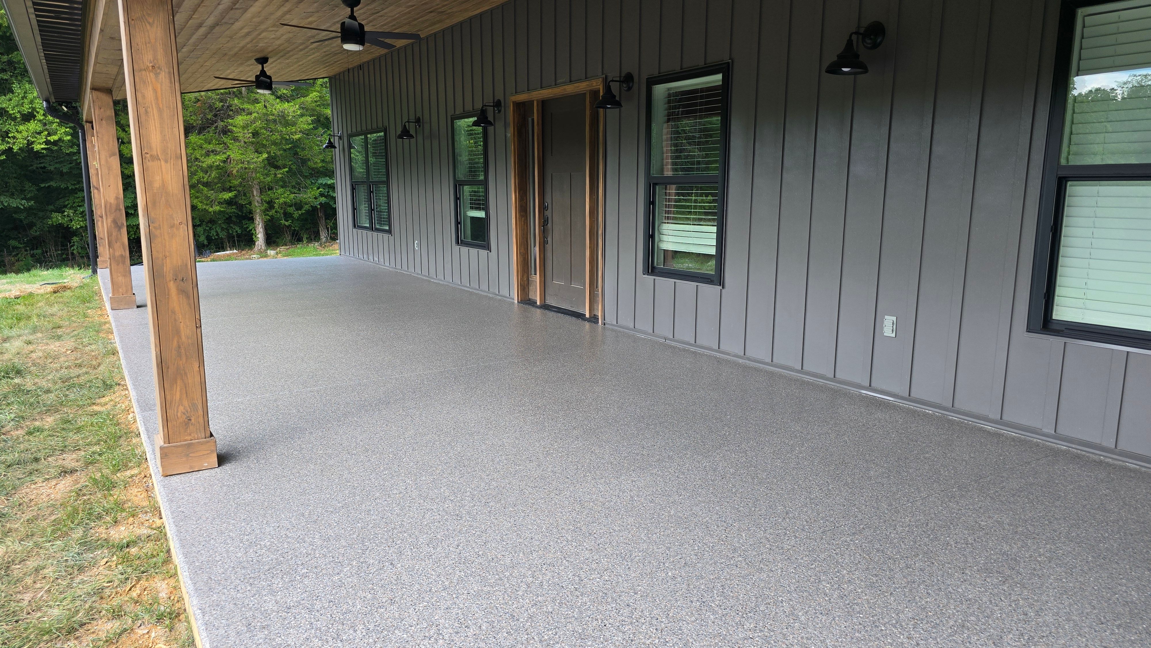 Back Porch using Sycamore by Elite Floor Solutions