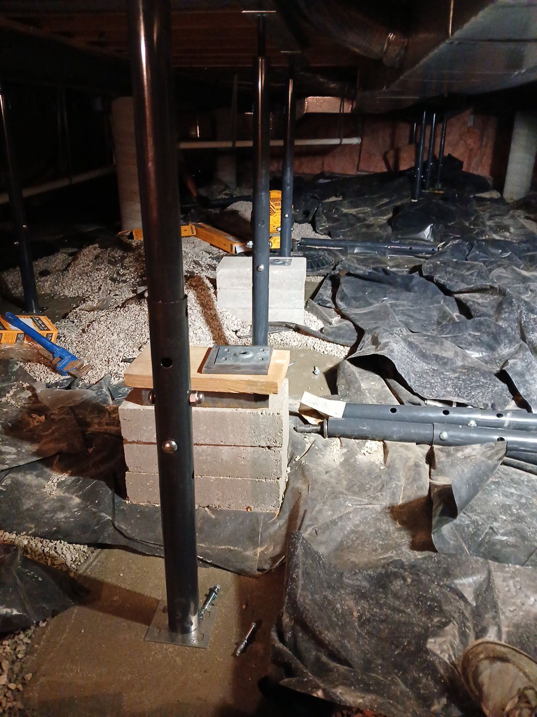 Piering and Concrete Supports by Toledo Basement Repair 