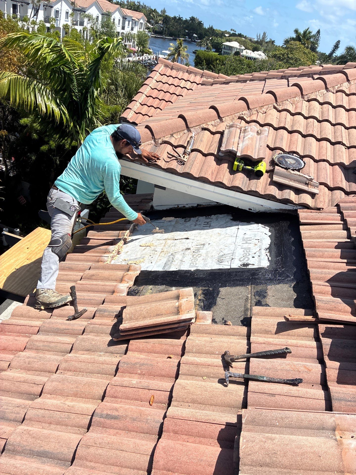 Tile Roof Repair and Structural Wood Replacement in Boynton Beach by Aastro Roofing