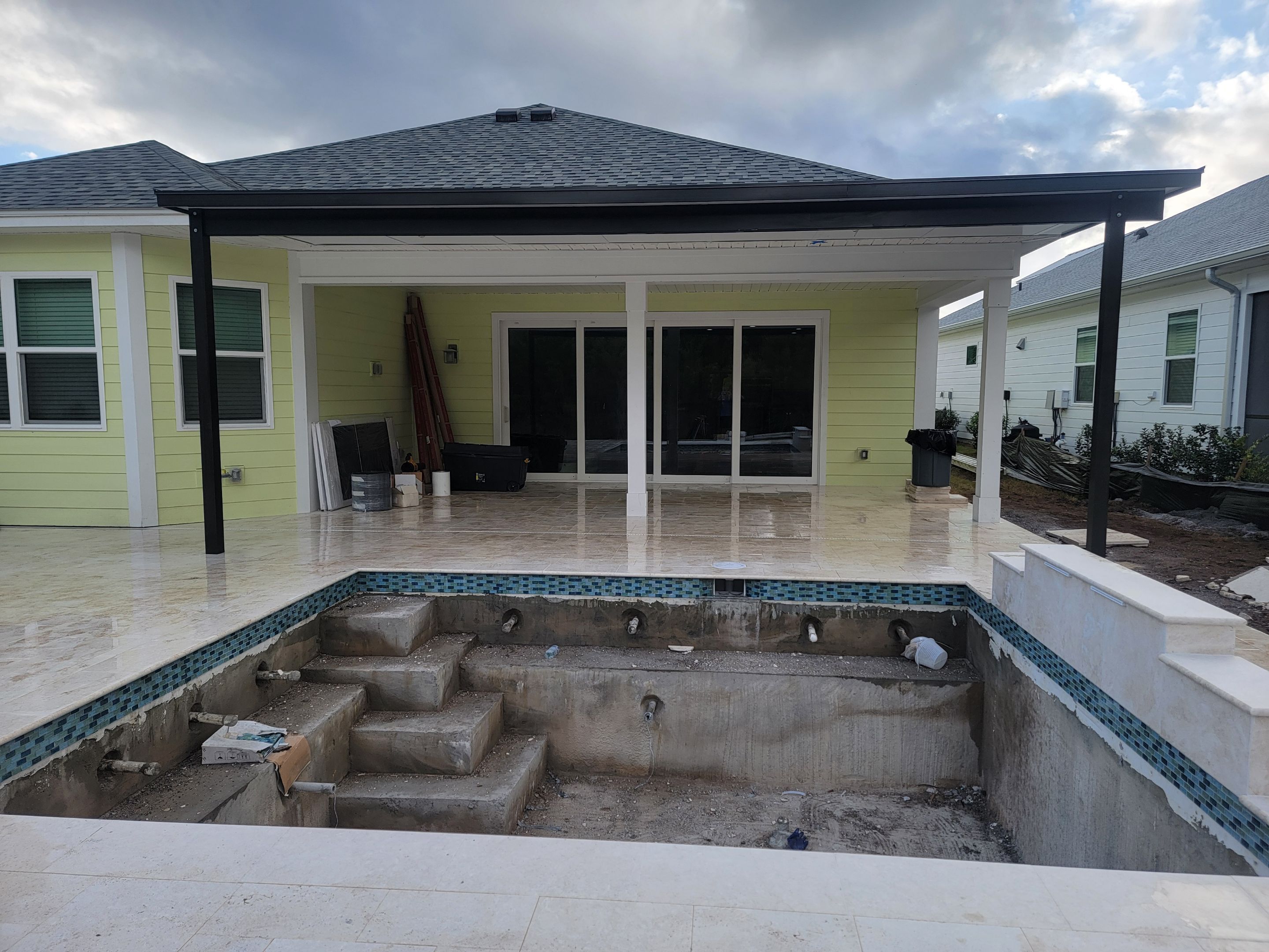 Patio Cover using Colorbeam by Titan Sunrooms