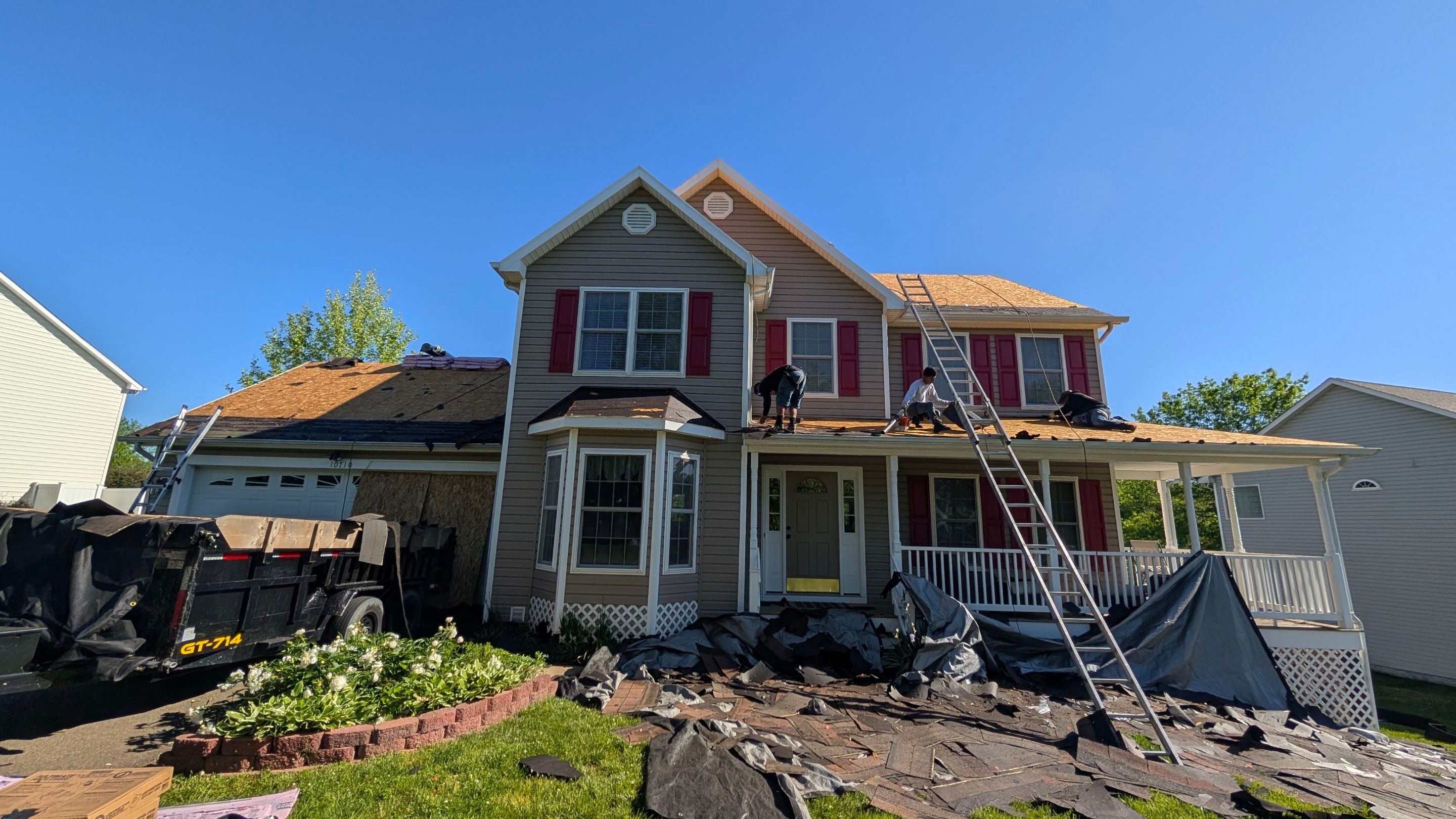 Terra Cotta roof replacement by Monster Roofing and Siding LLC 