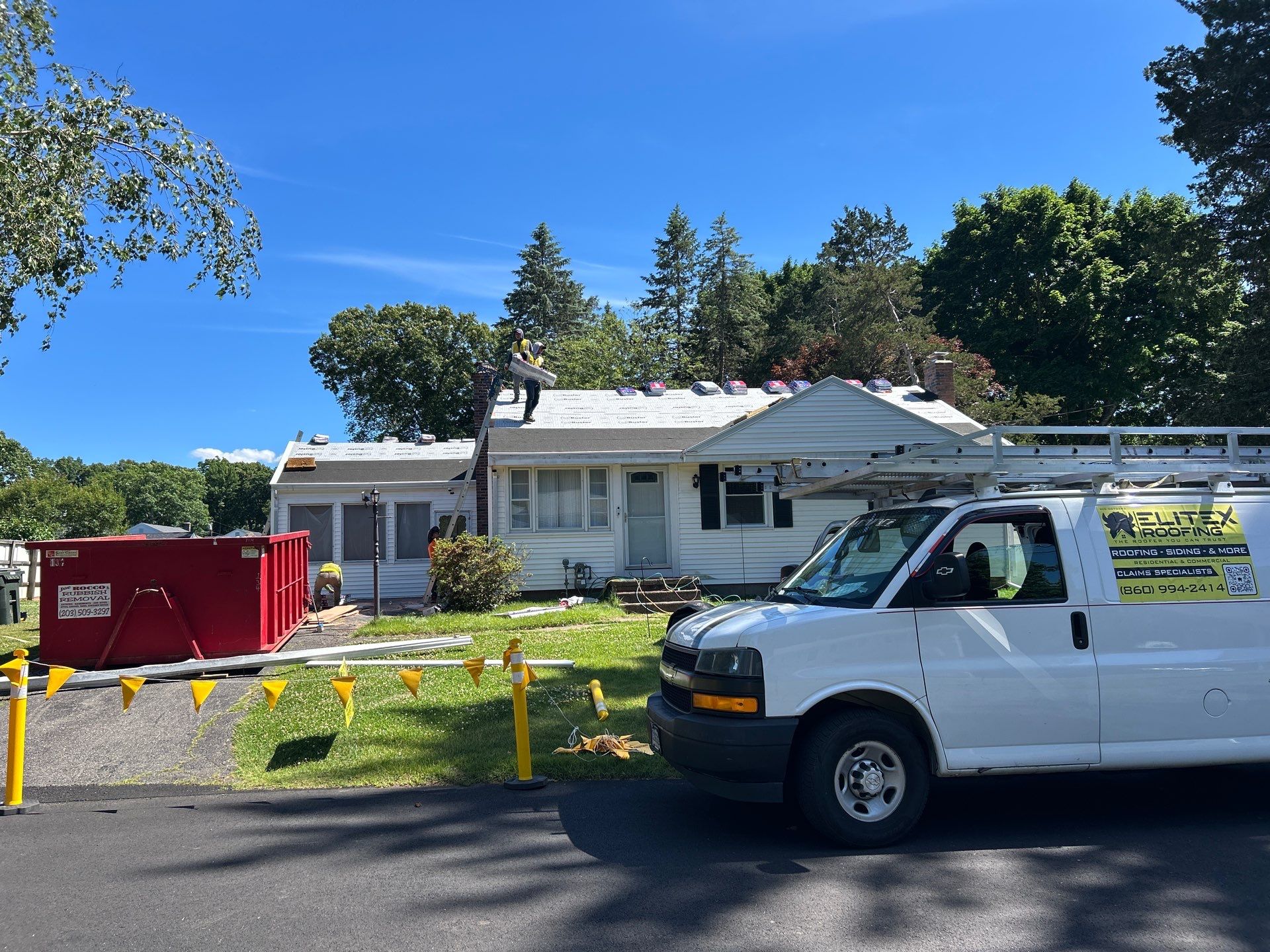 Project in Southington, CT by Elitex Roofing