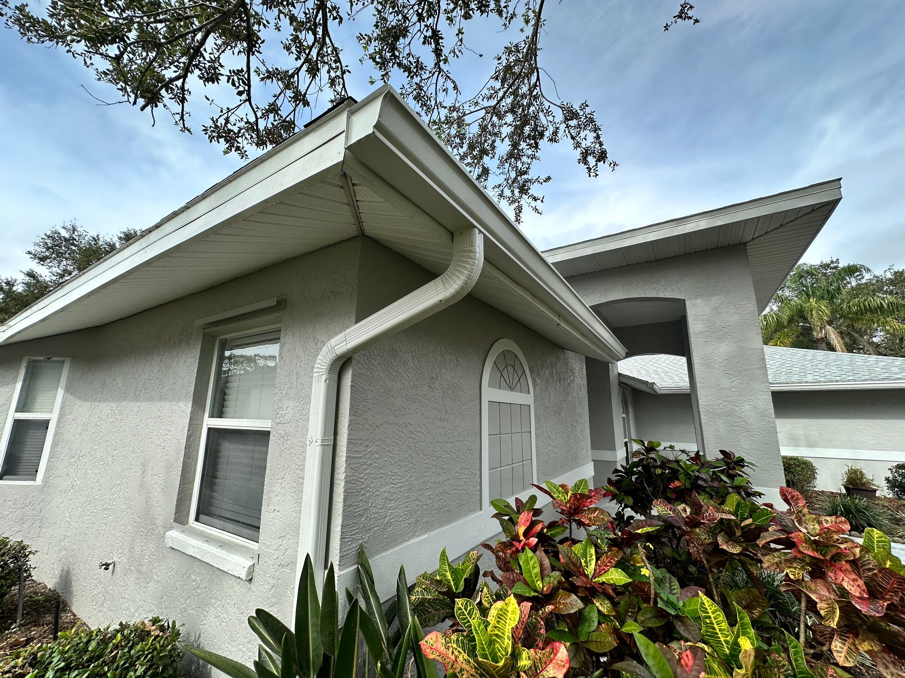 Install Vinyl Soffit in Sarasota FL by Gutter Professors
