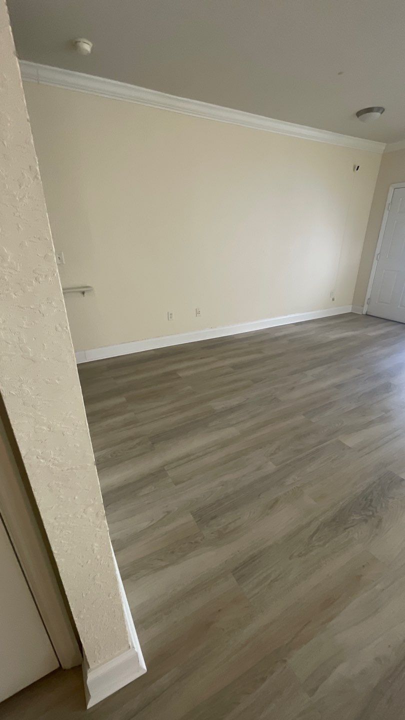 Home Remodel using LVP Flooring and Cabinets by HandyMangum