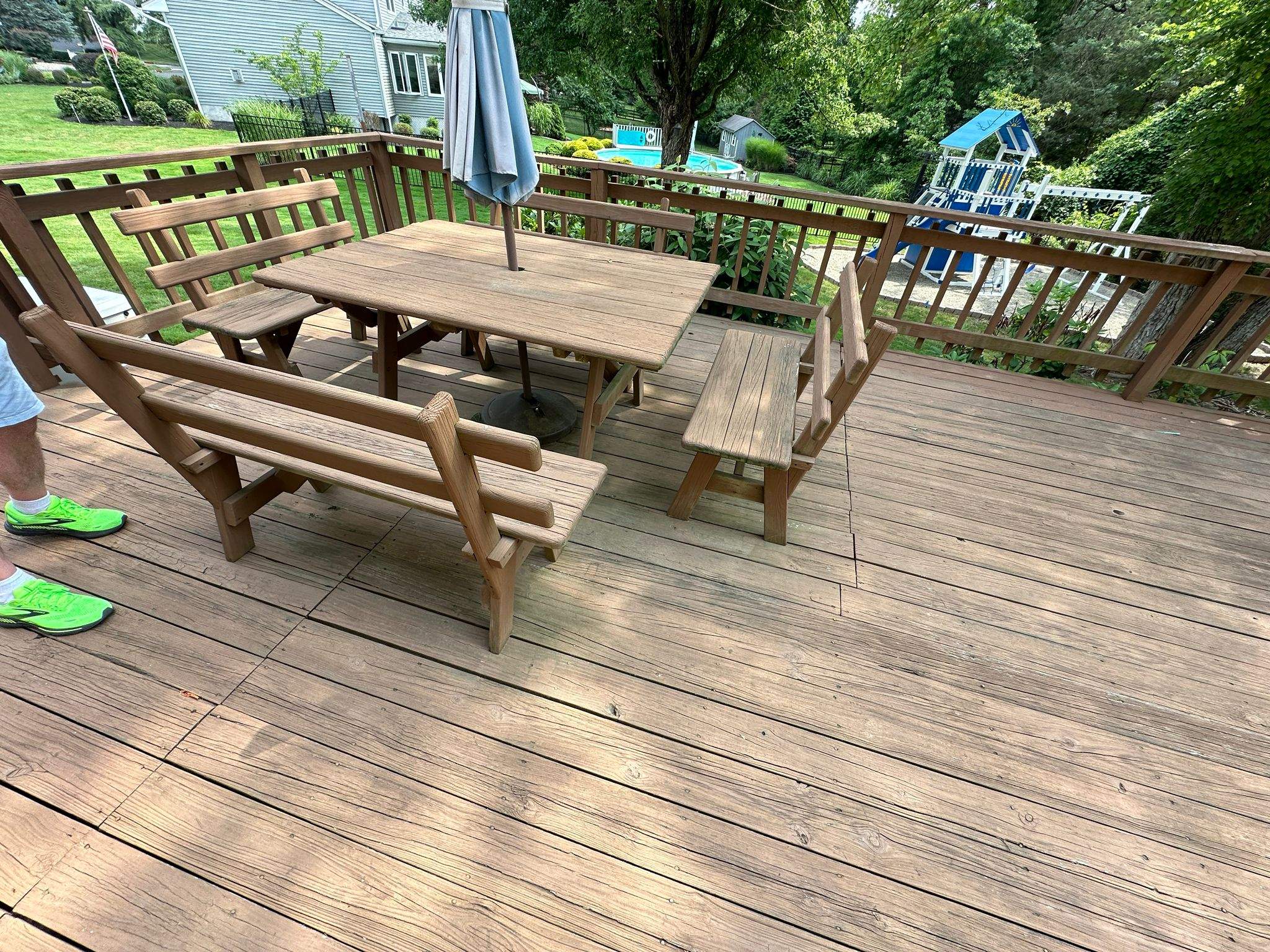 Deck Repair using Wood by Home Concepts Construction