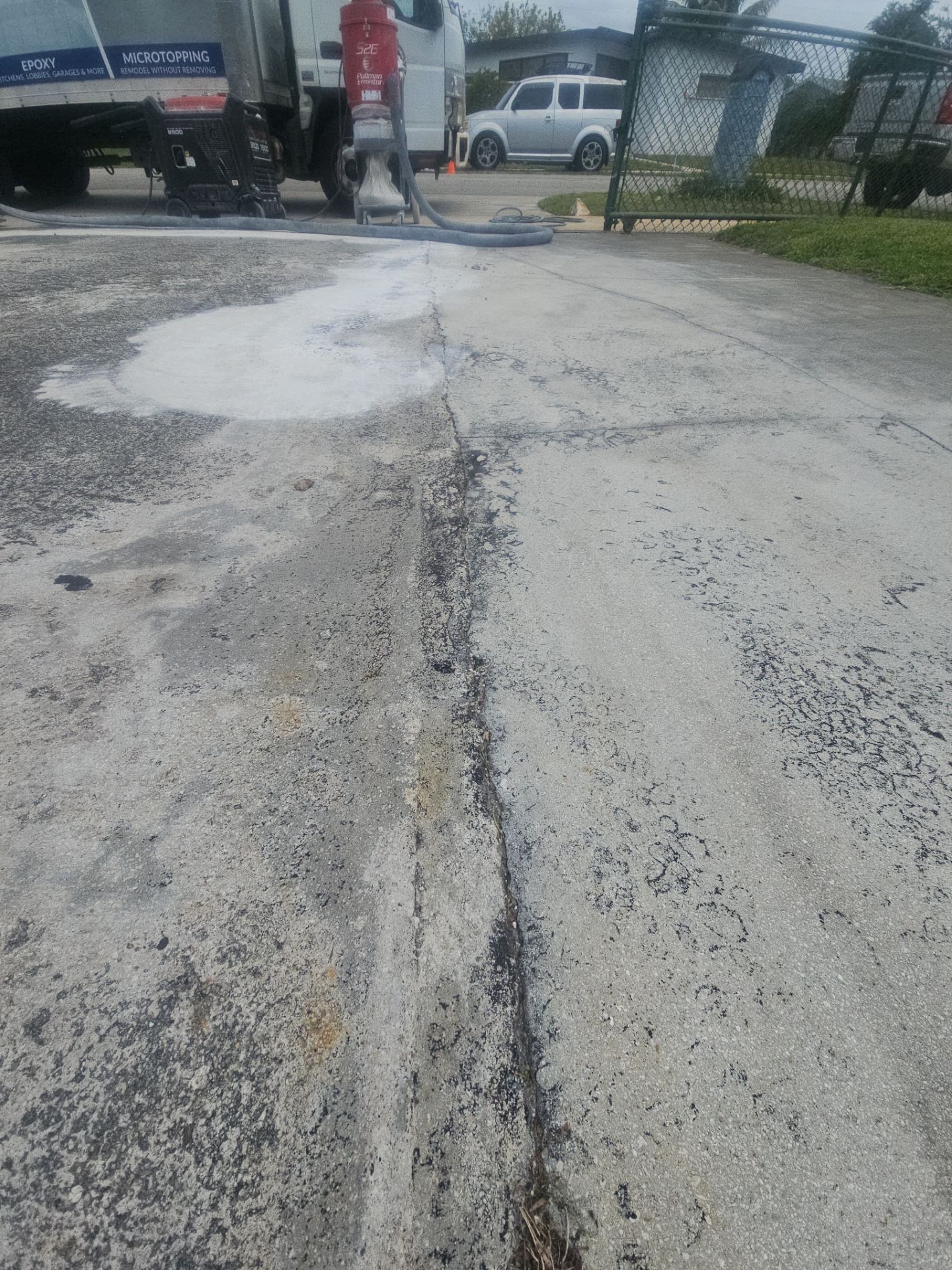 Painted Driveway by Seamless Surfaces