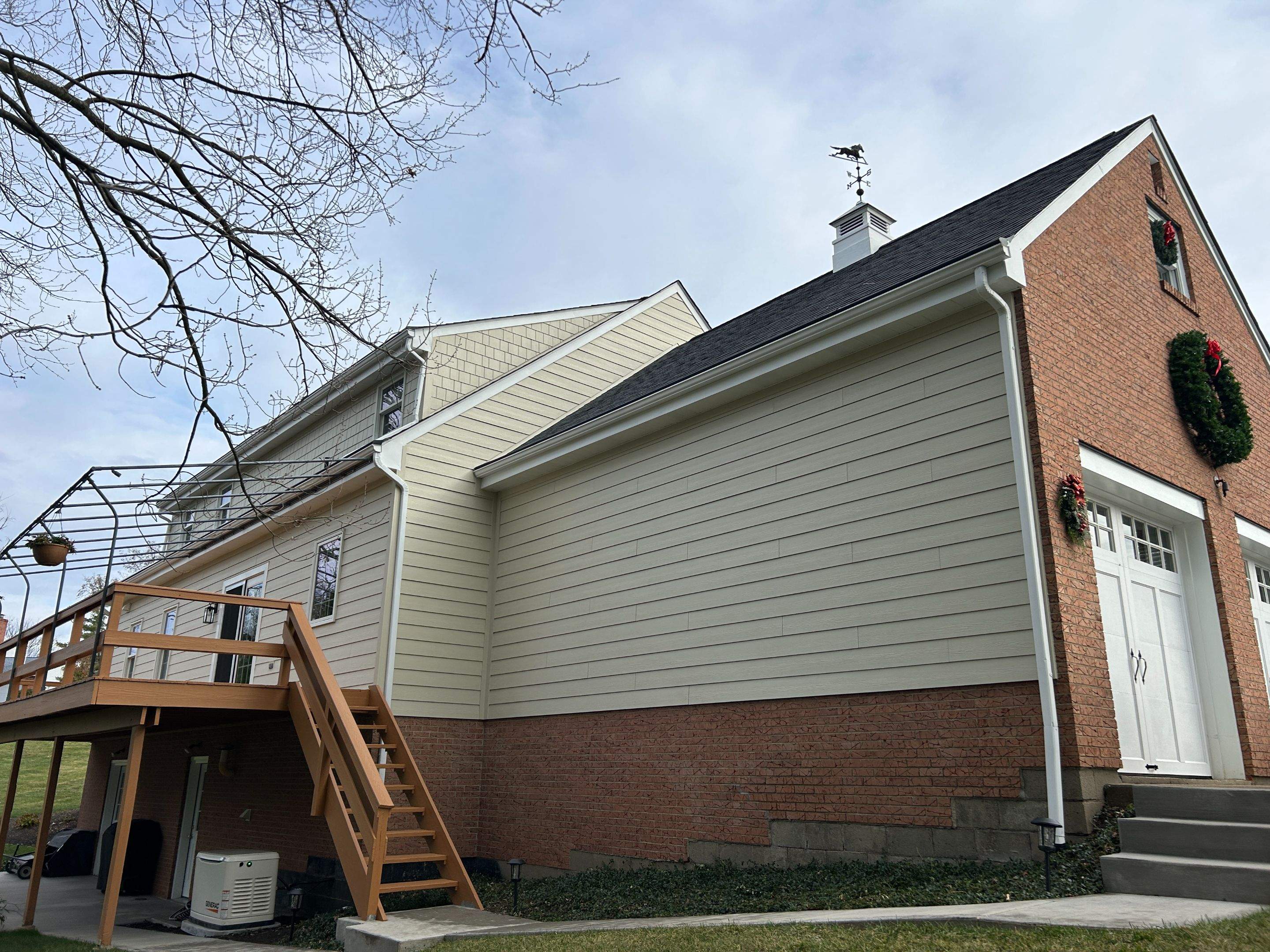 James Hardie in Navajo Beige Home Renovation at Sewickley by Ideal Siding Pittsburgh