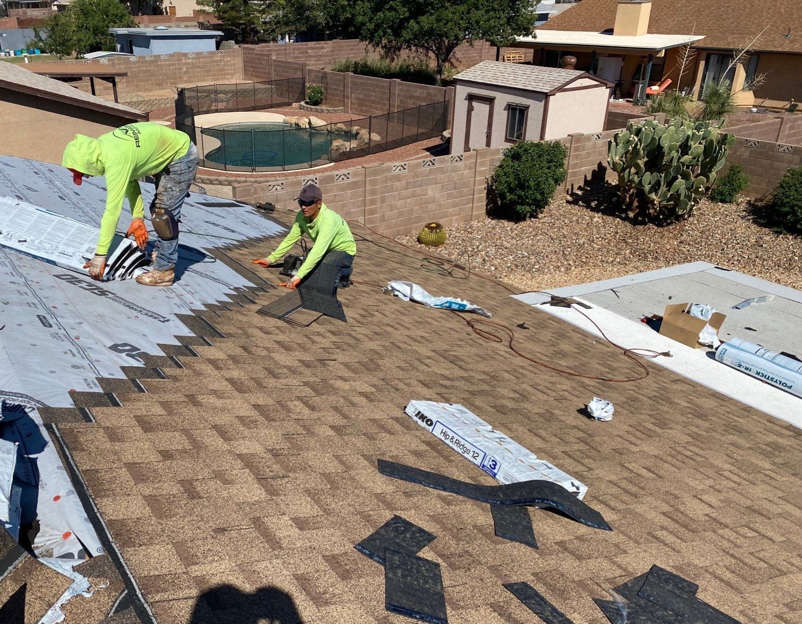 Desert Tan Shingles by Reimagine Roofing