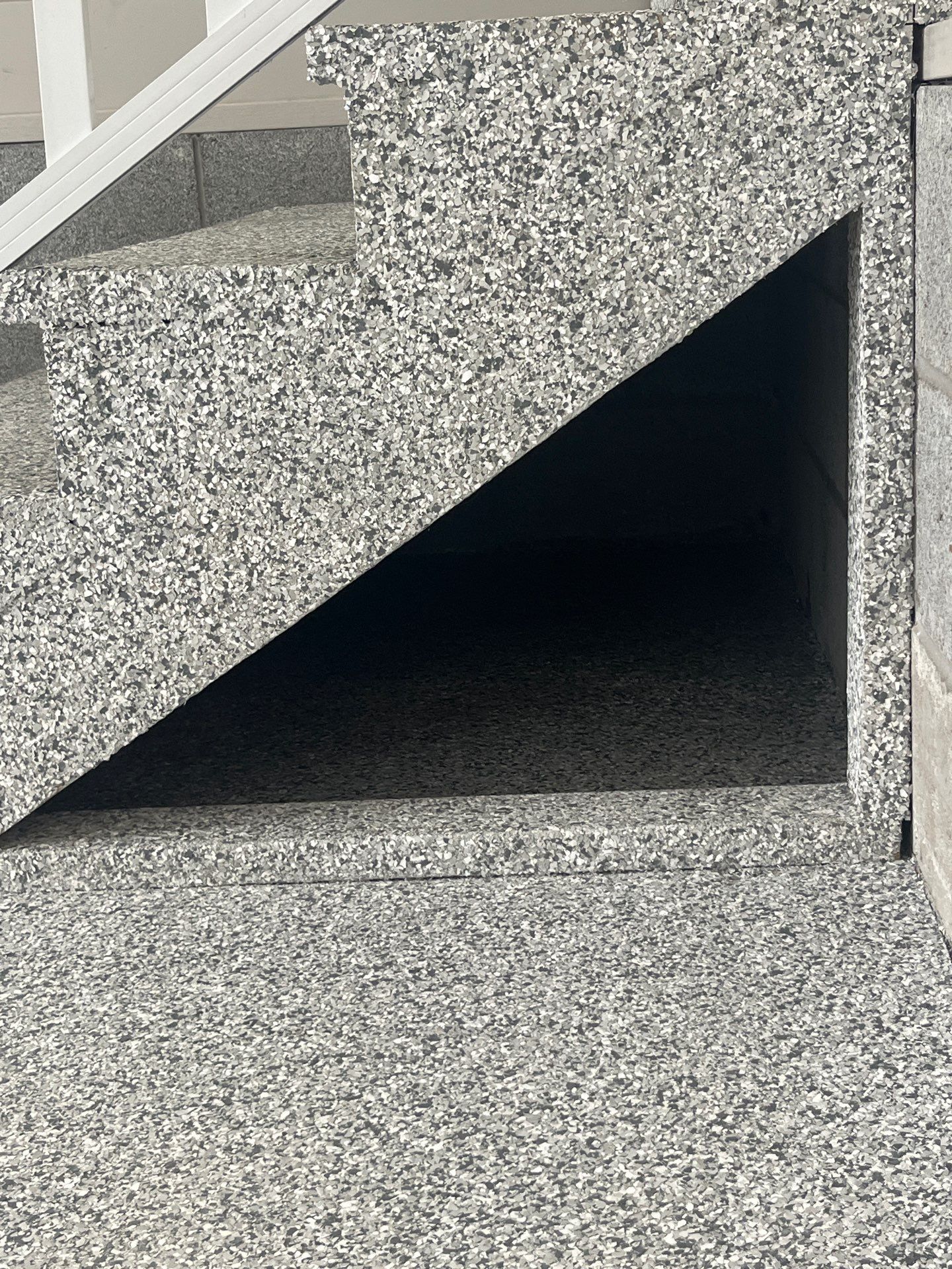 Garage Floor Coating using Gravel by My Garage Floor Guys