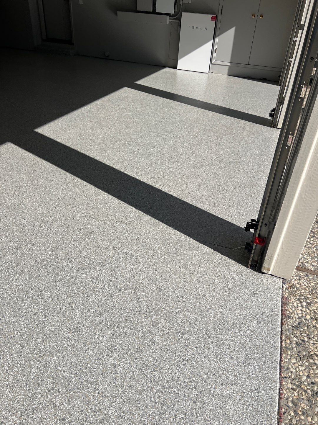 Garage Storage & Concrete Coating in Modesto by Lancaster Painting