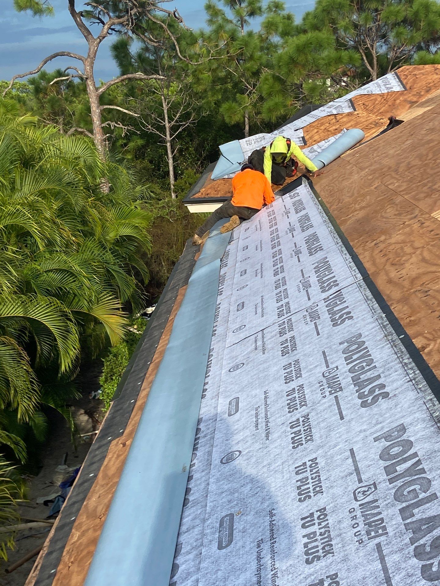 Residential Roofing Installation using Brava Slate Tile in Estero, Florida by International Roofing