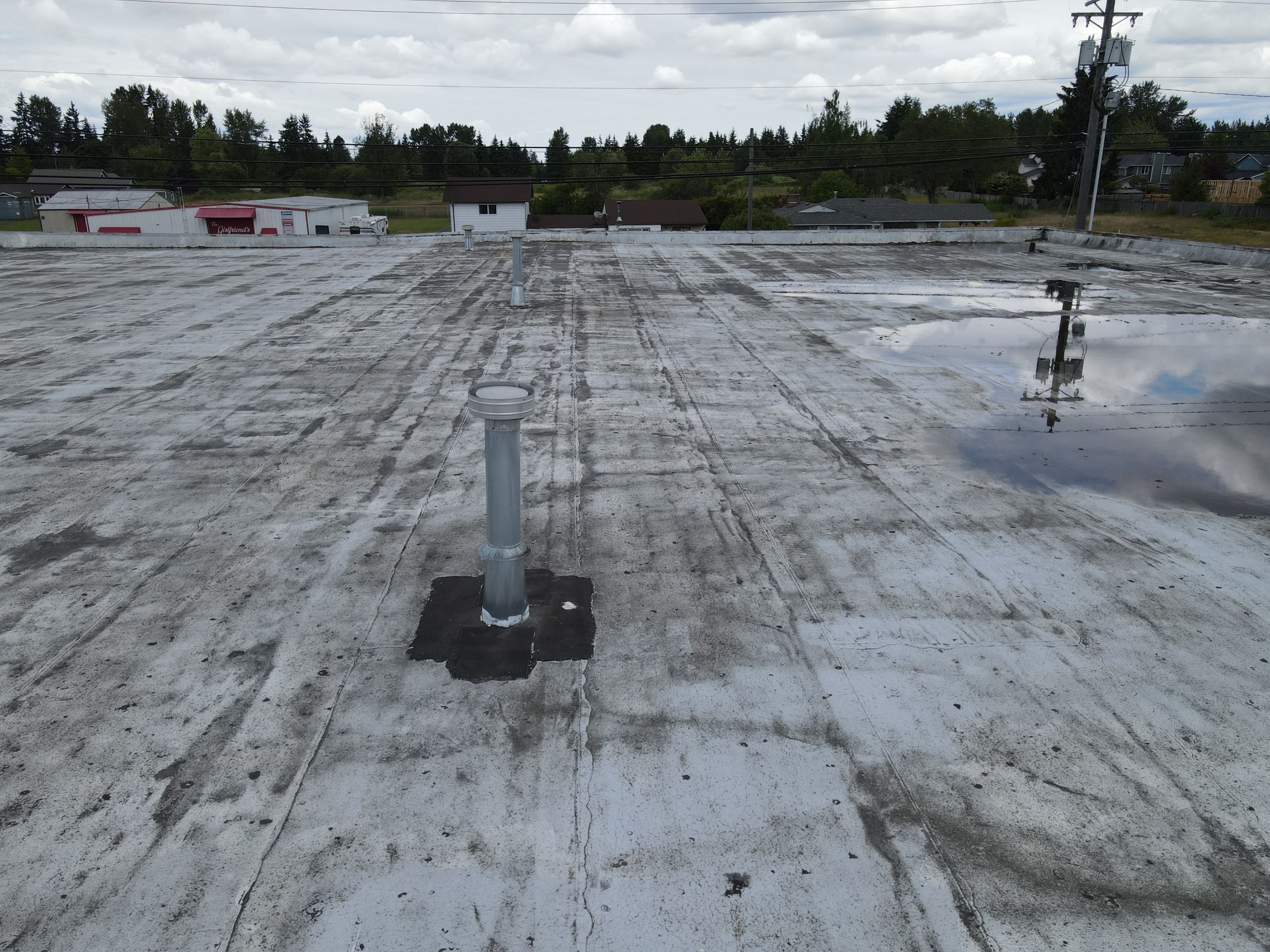 Warehouse Flat Roof - Torchdown to PVC by Roof Smart