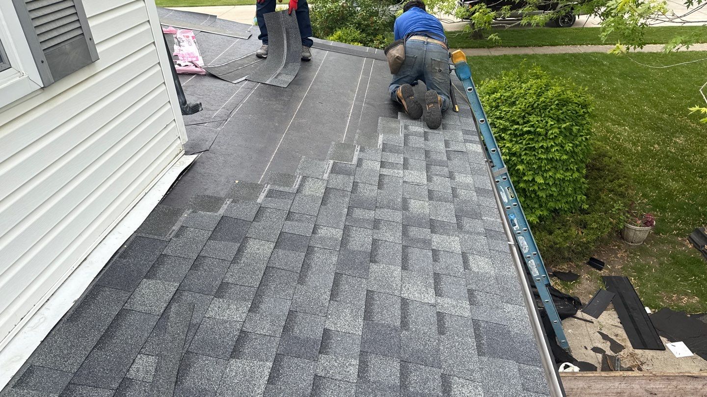 Roof Replacement using Owens Corning Estate Gray by 180 Contractors