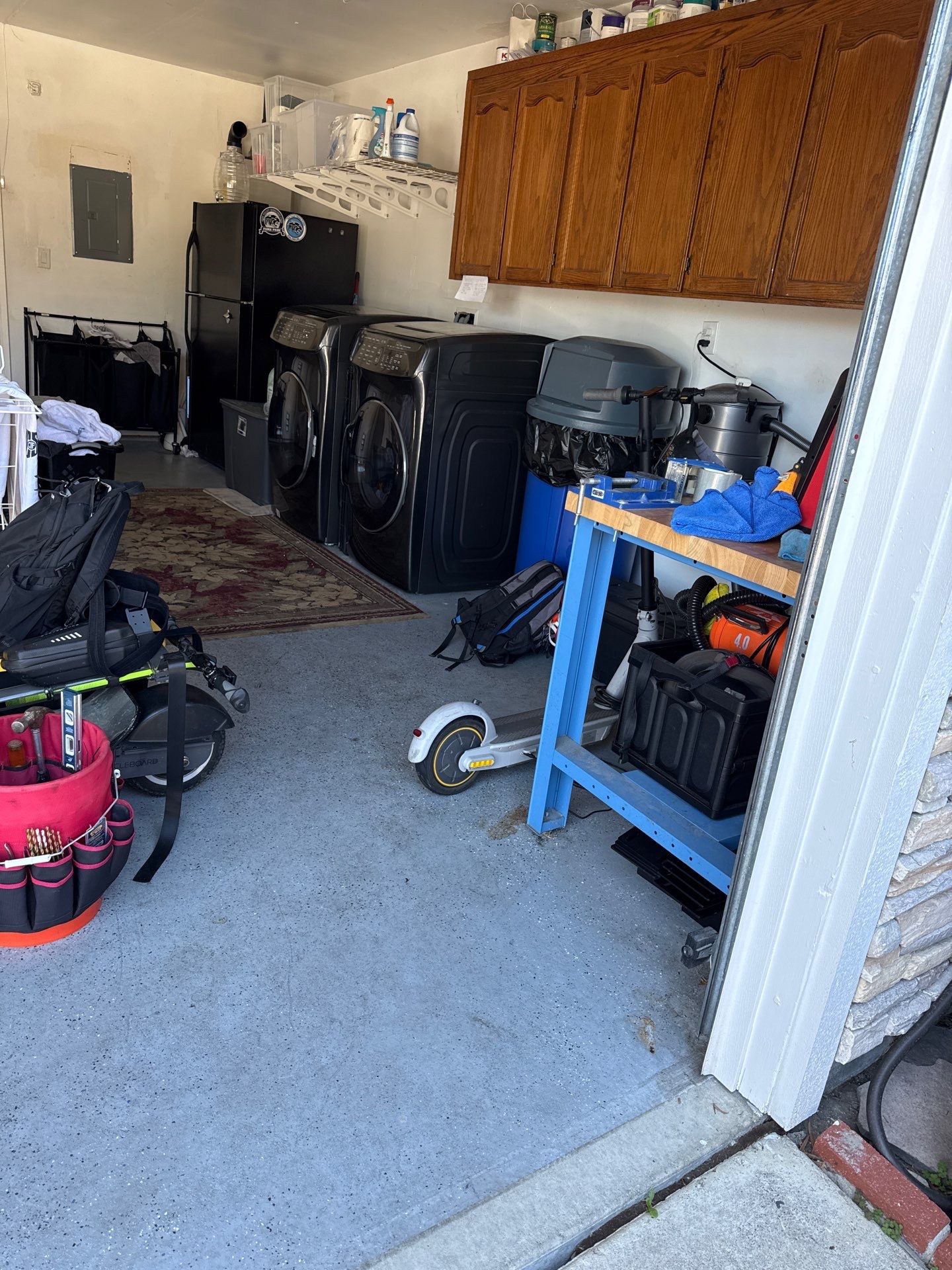 Garage Floor: Vinyl Chip using California Grey by J&C Concrete Restoration, Inc