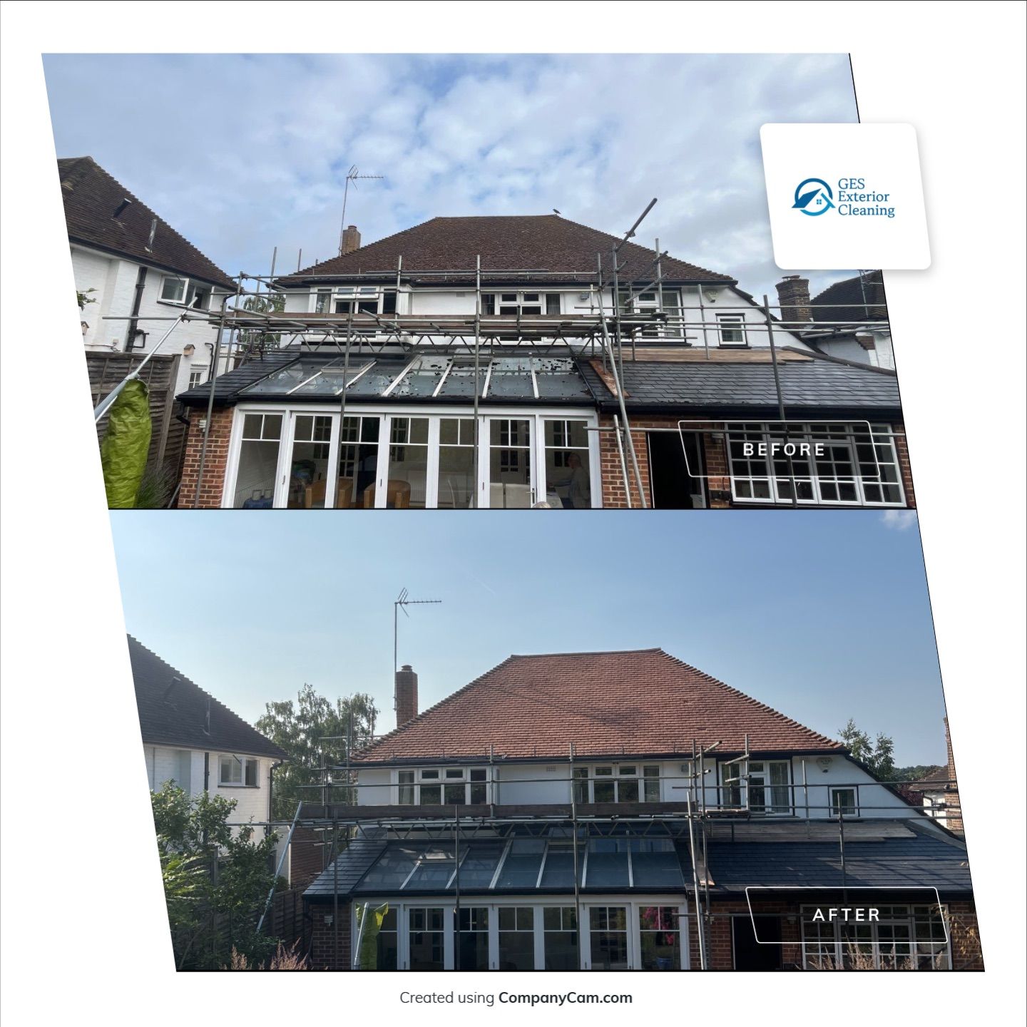 Roof Clean - Gutter Clean - Biocide Treatment by Ges Exterior Cleaning ltd
