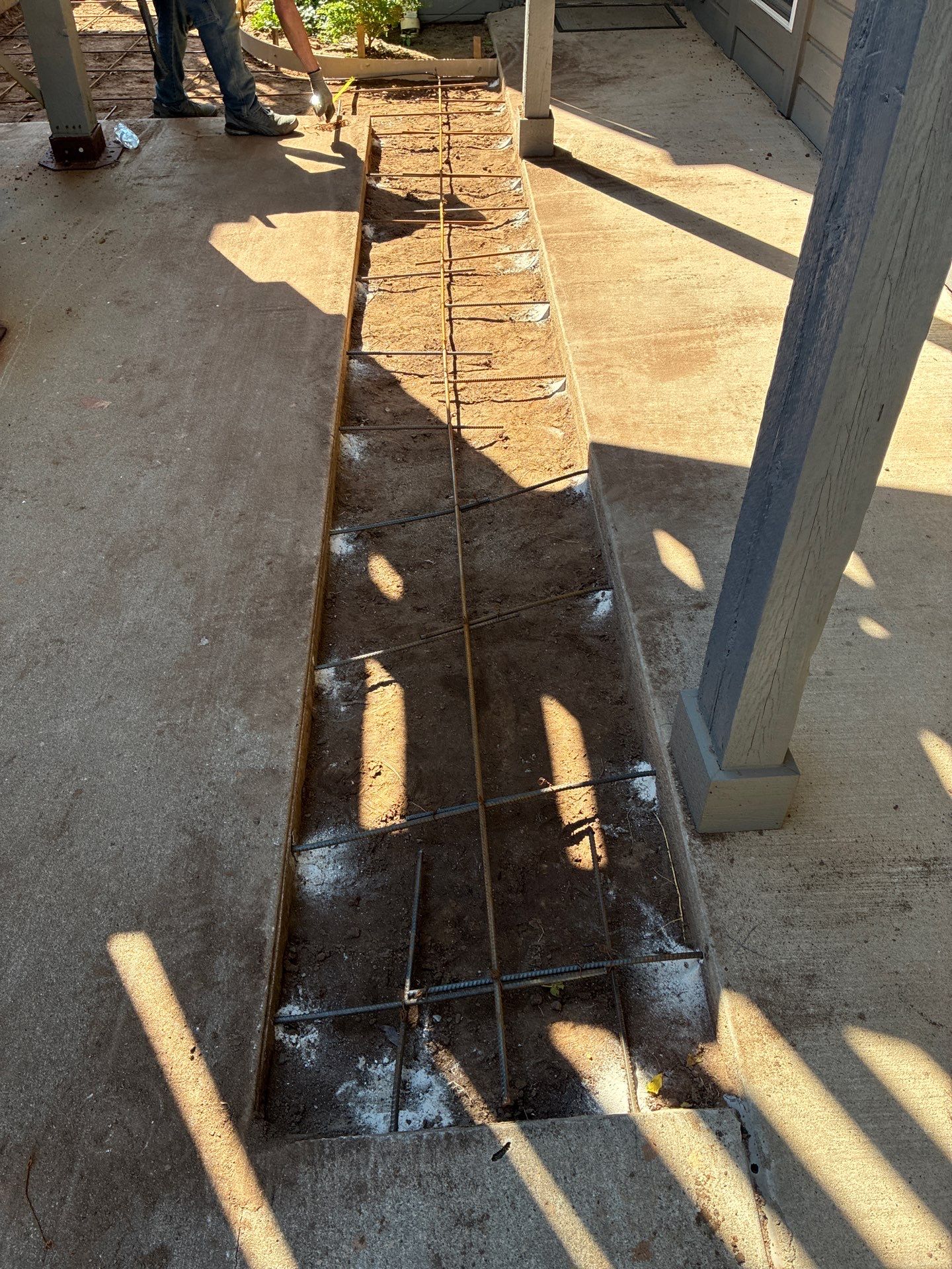 Landscape and concrete work by Clays Services Inc