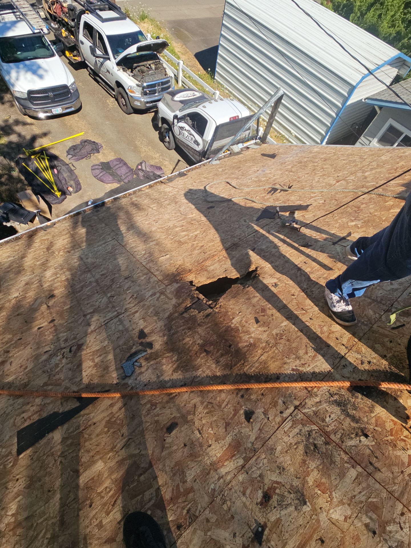 Residential Roofing Installation using IKO Dynasty (Color: Summit Grey) by Orezona Building & Roofing Company, Inc.