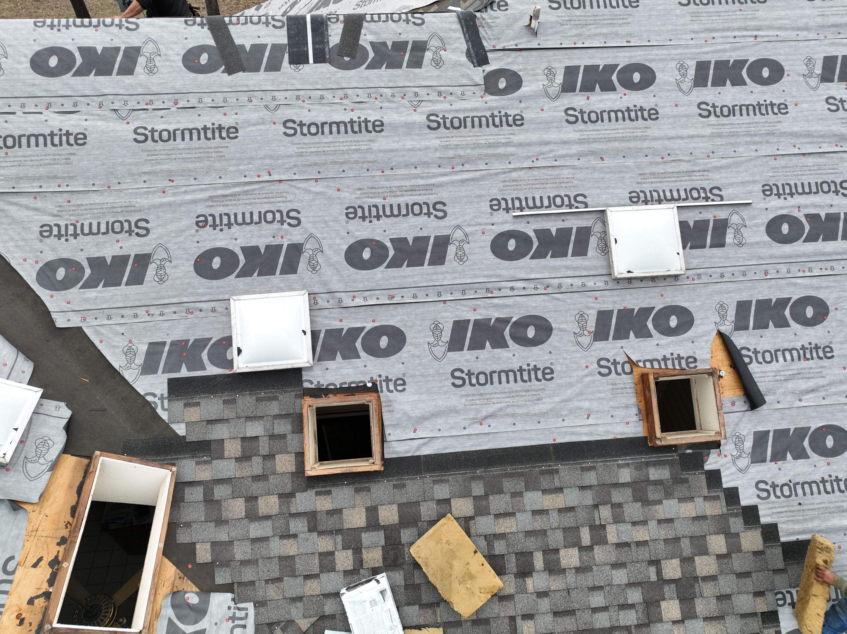 Residential Roofing Installation using Iko Nordic by Becker Roofing and Exteriors