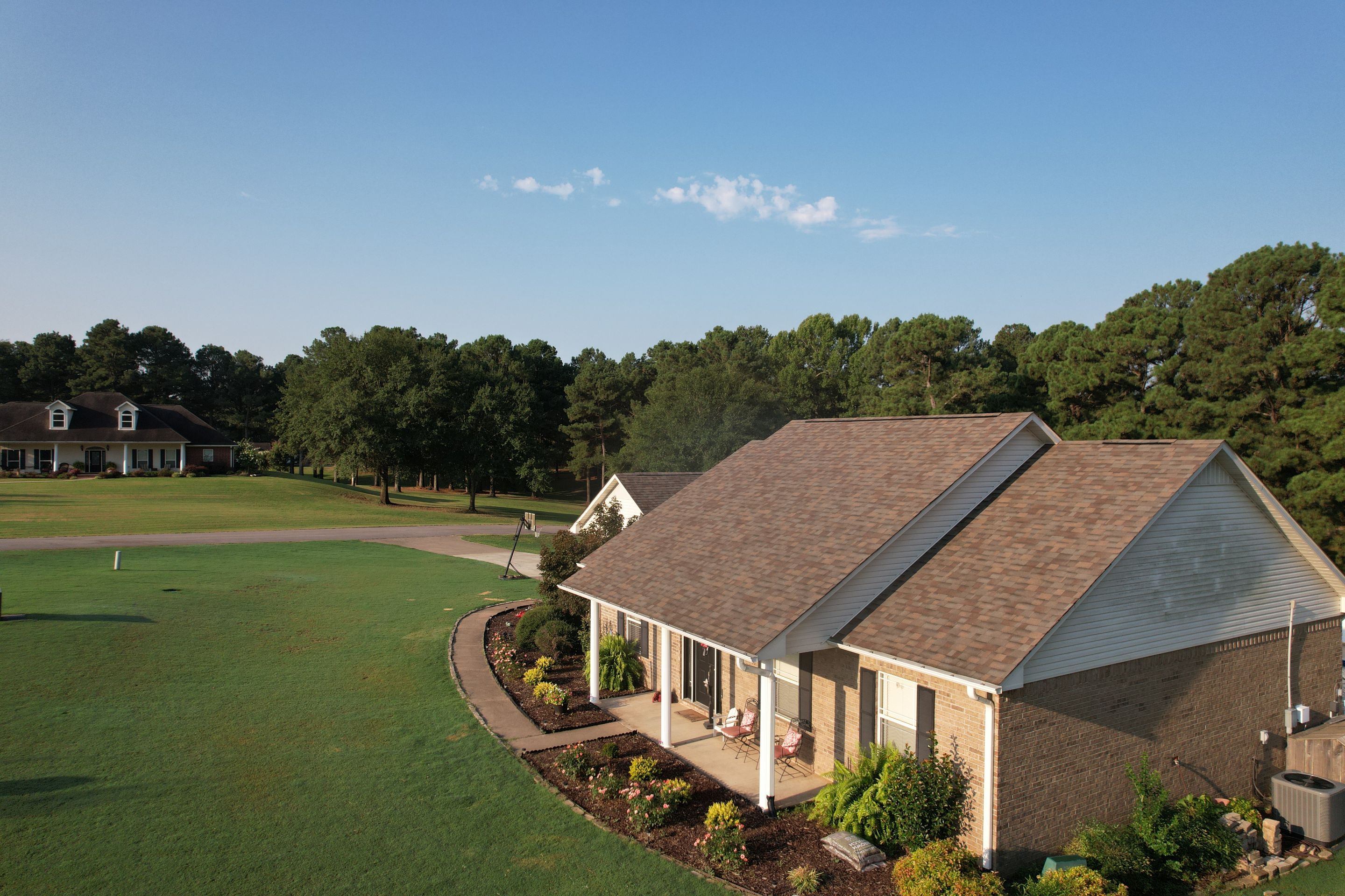 Residential Roofing Repair using Malarkey Highlander: Natural Wood by Hostetler Roofing