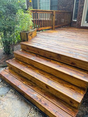 Deck using Wood Sealant
