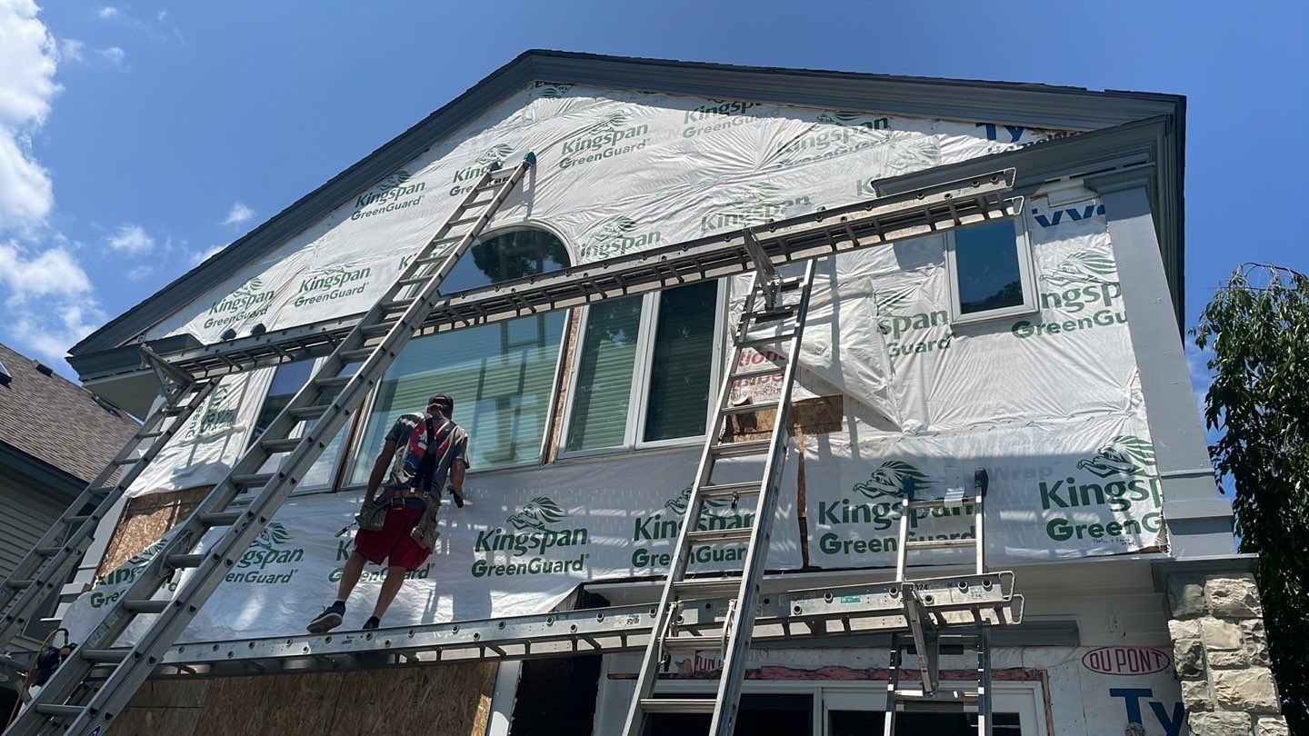 Siding Replacement using James Hardie Siding by 180 Contractors