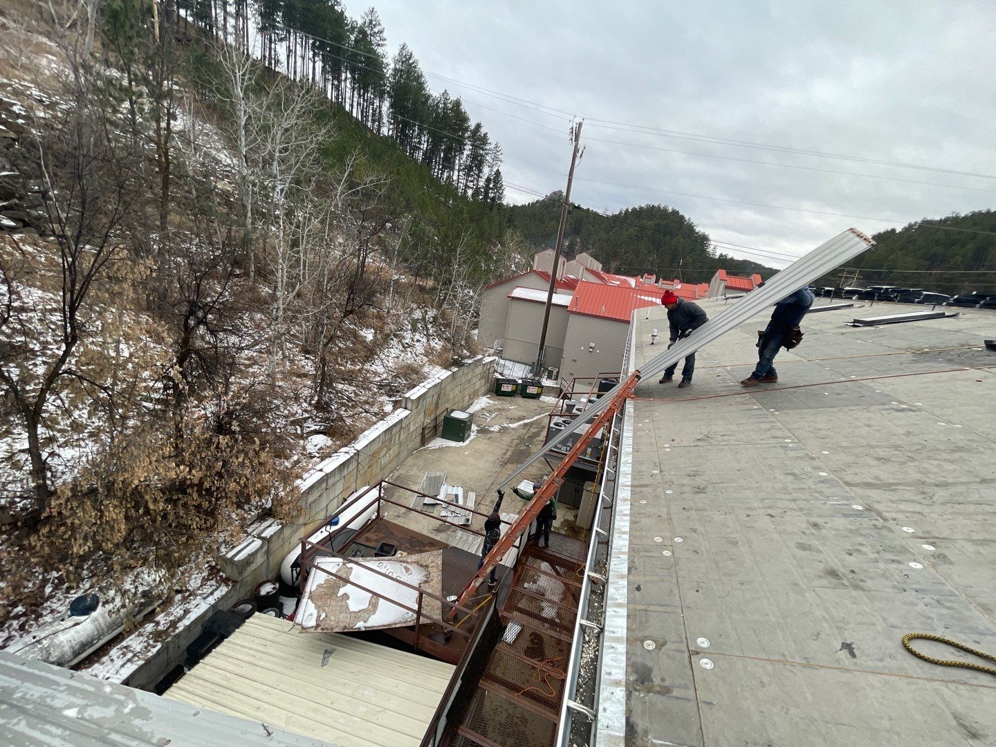 Commercial Roofing Installation using EuroShield by Weather-Tite Exteriors LLC