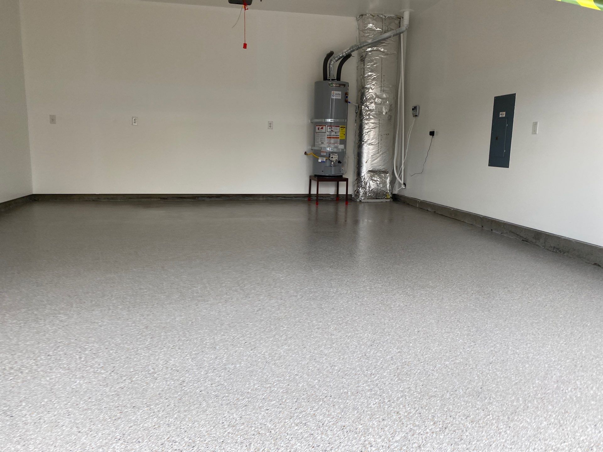 Garage Transformation using Claystone Hybrid by Croc Coatings, LLC