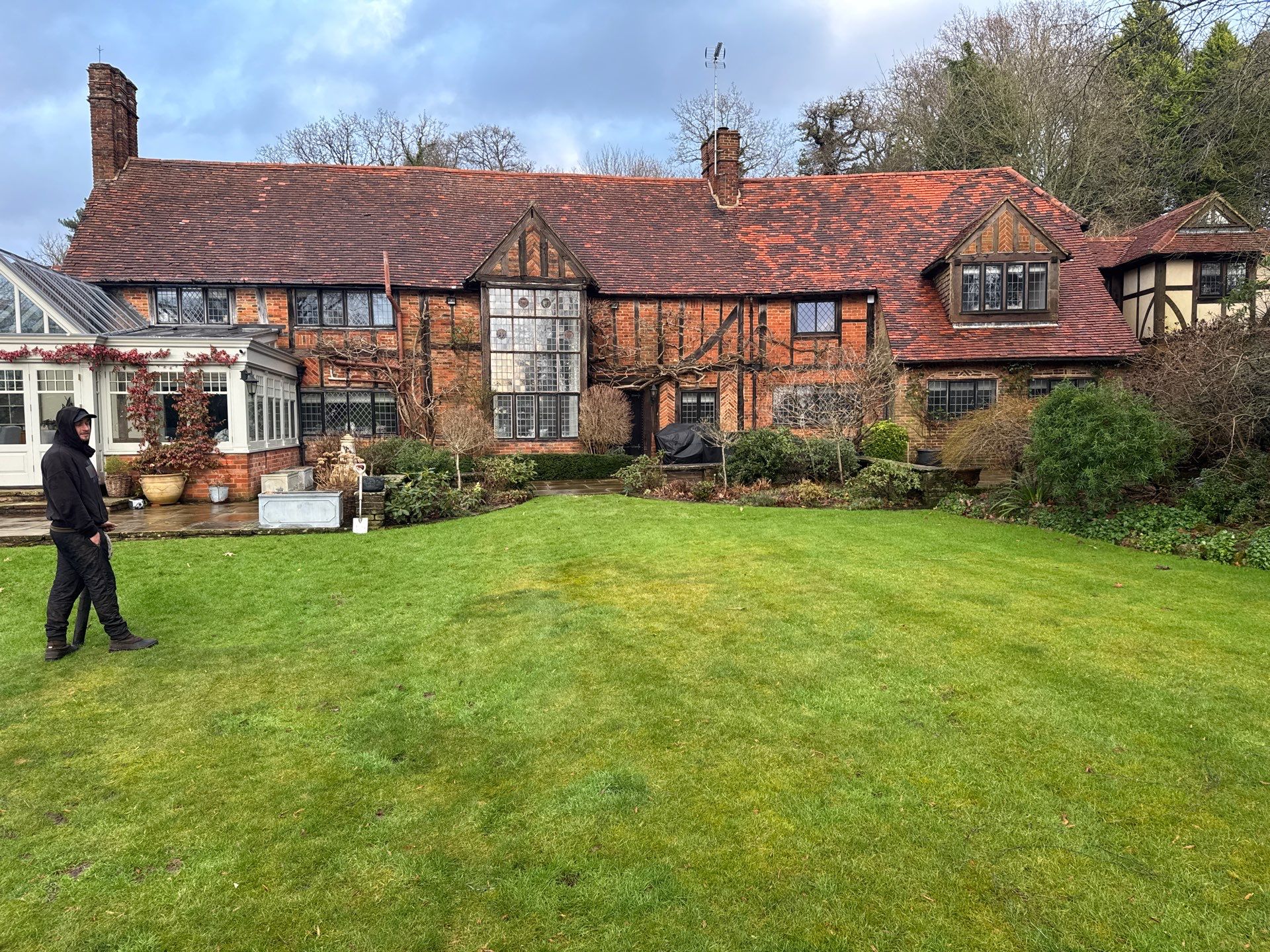 Roof Clean  - Moss Removal - Gutter Clean using Honda 15lpm Low Pressure Washing Machine by Ges Exterior Cleaning ltd