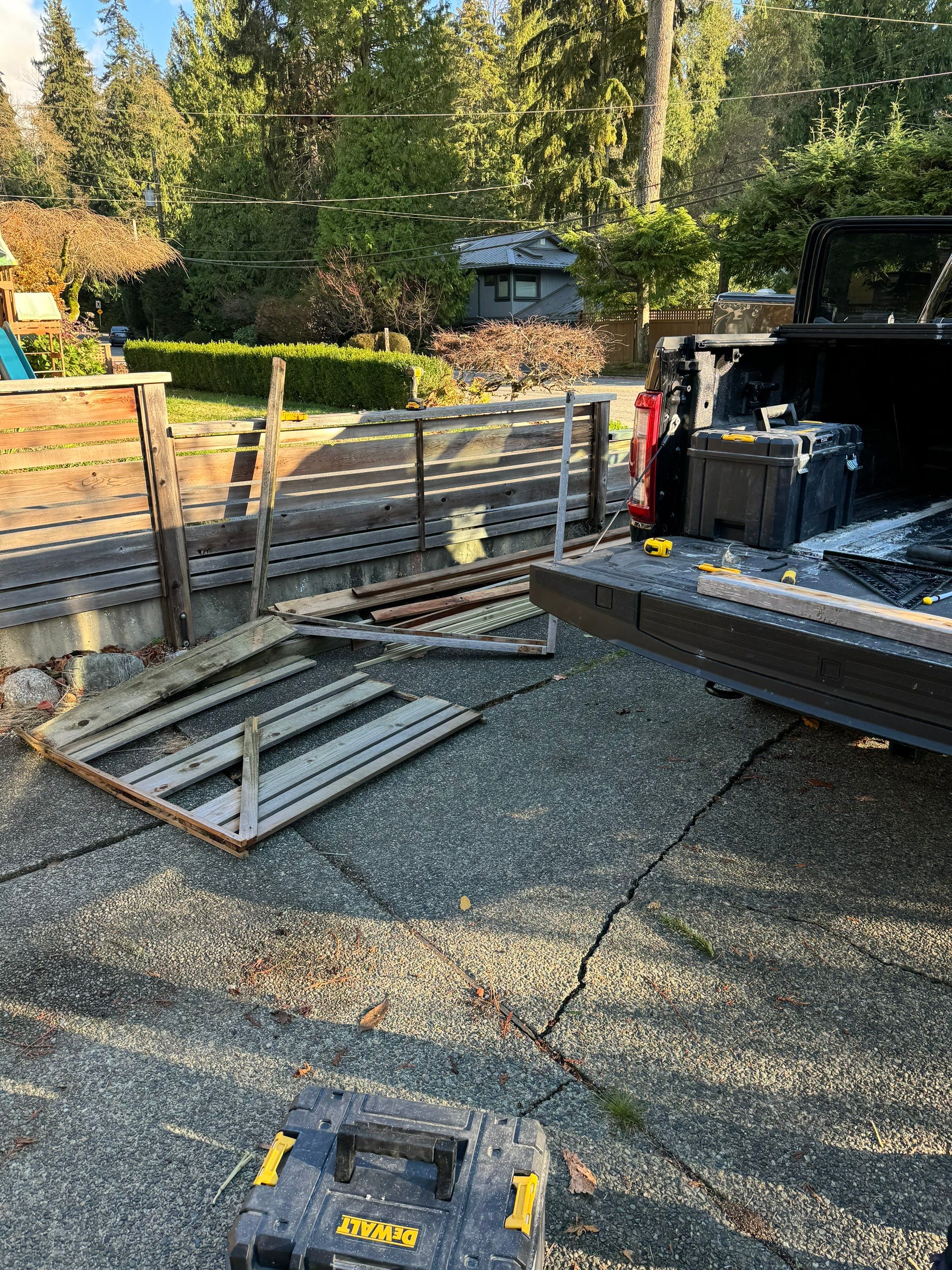 New Wooden Gate by YVR Construction Group