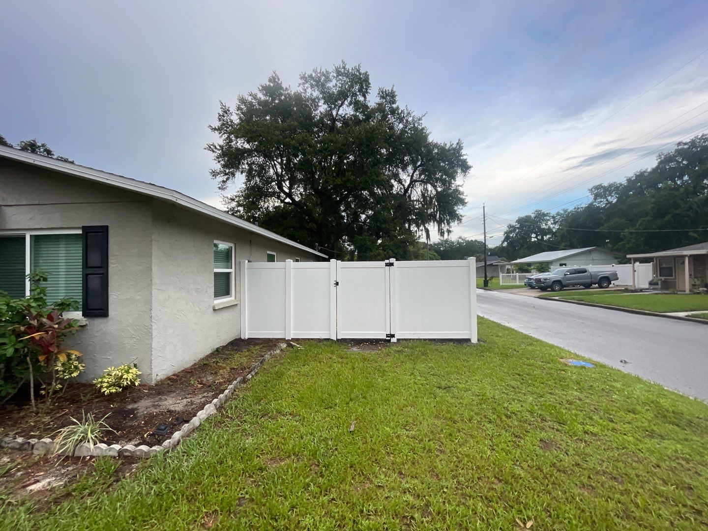 Palmetto, FL 6ft. Tall White Vinyl Privacy Fence  by Asap fence and gates, LLC