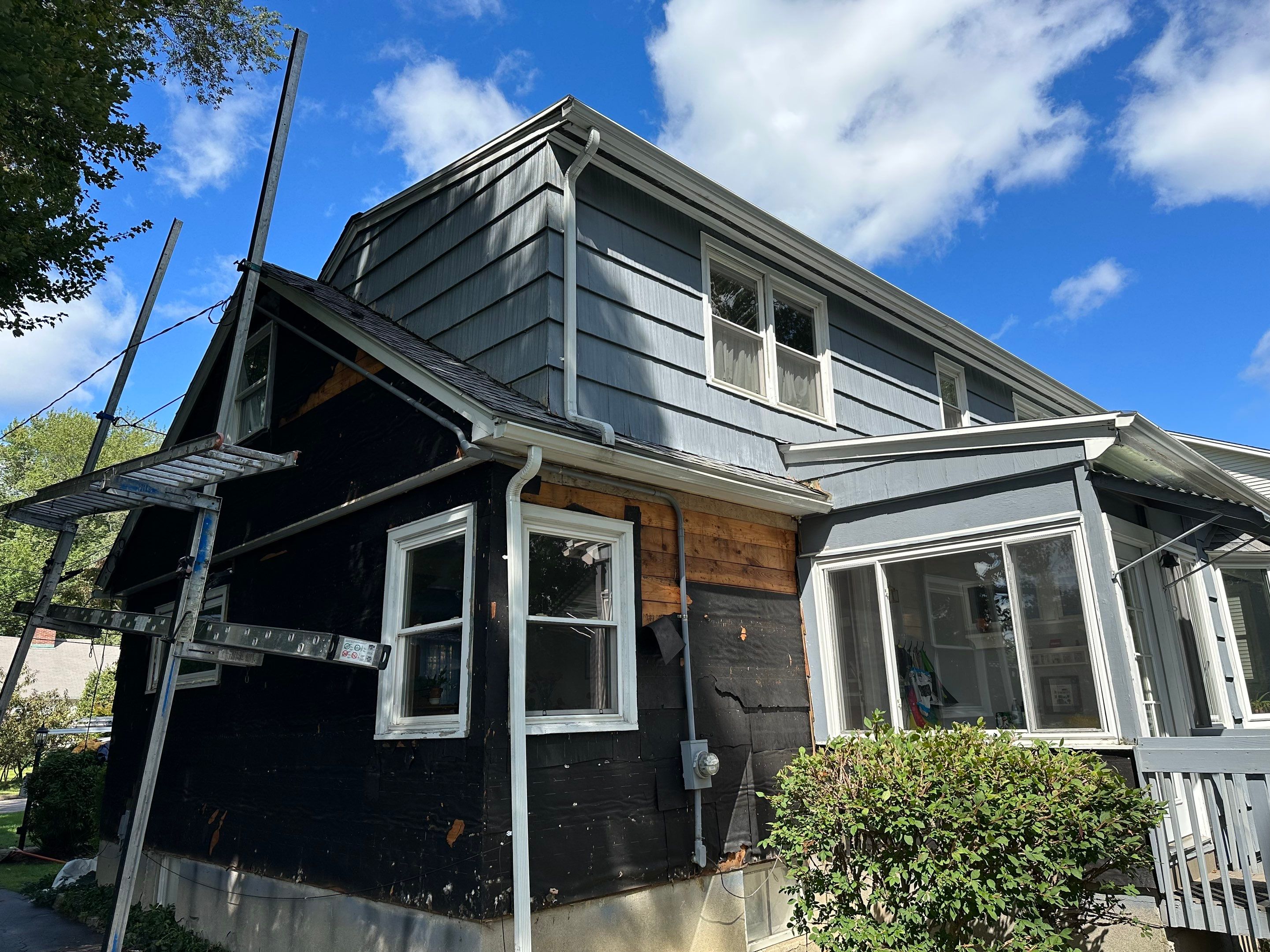 Siding Installation using Certainteed Monogram Flagstone by A Plus Exterior