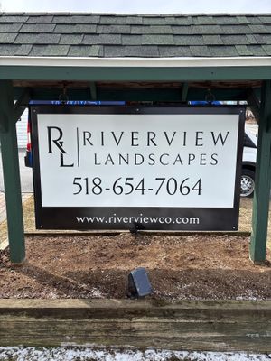 Riverview Landscapes Sign Installation in Corinth