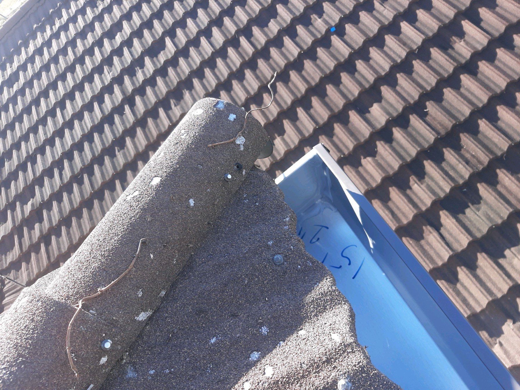 Gutter Installation using Royal Brown K-Style Gutters by Gutter Professors