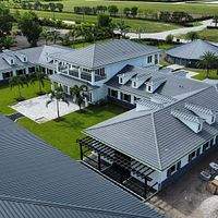 24ga 1.5" Snap-Lock Charcoal Gray  by Total Roofing System The Metal Roof Experts