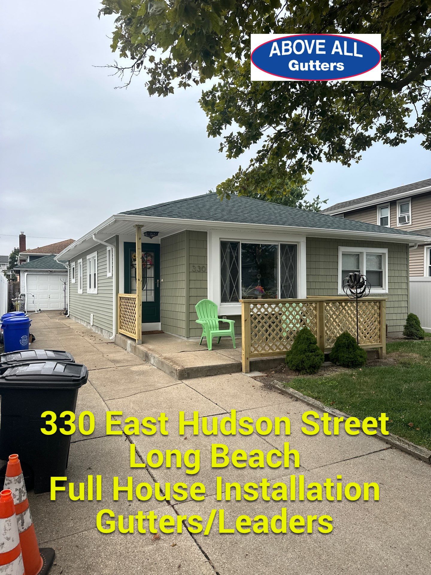 330 E Hudson Street Long Beach  by Above All Gutters 