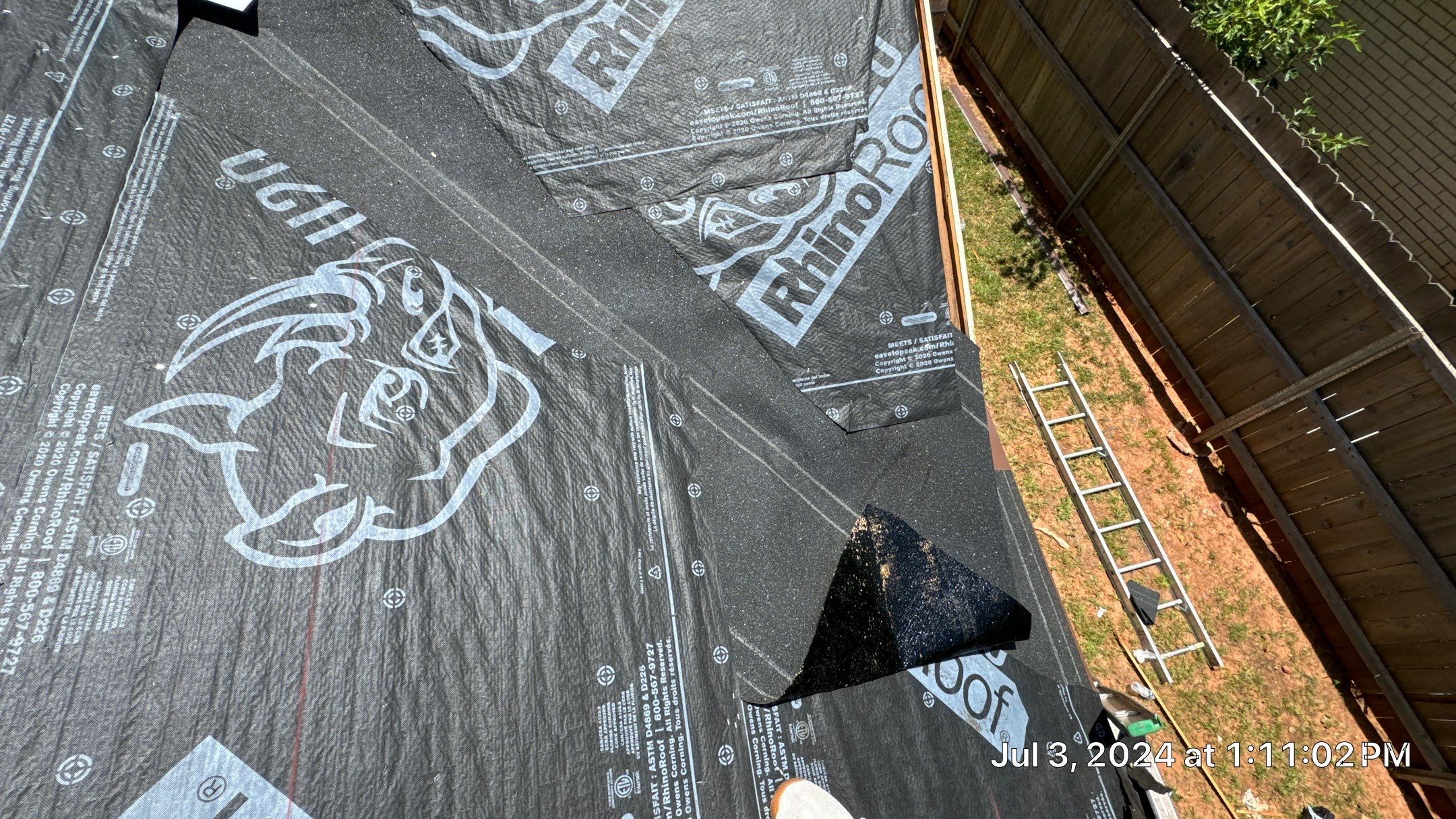 Roof Installation using Certainteed Landmark by Castillo Roofing