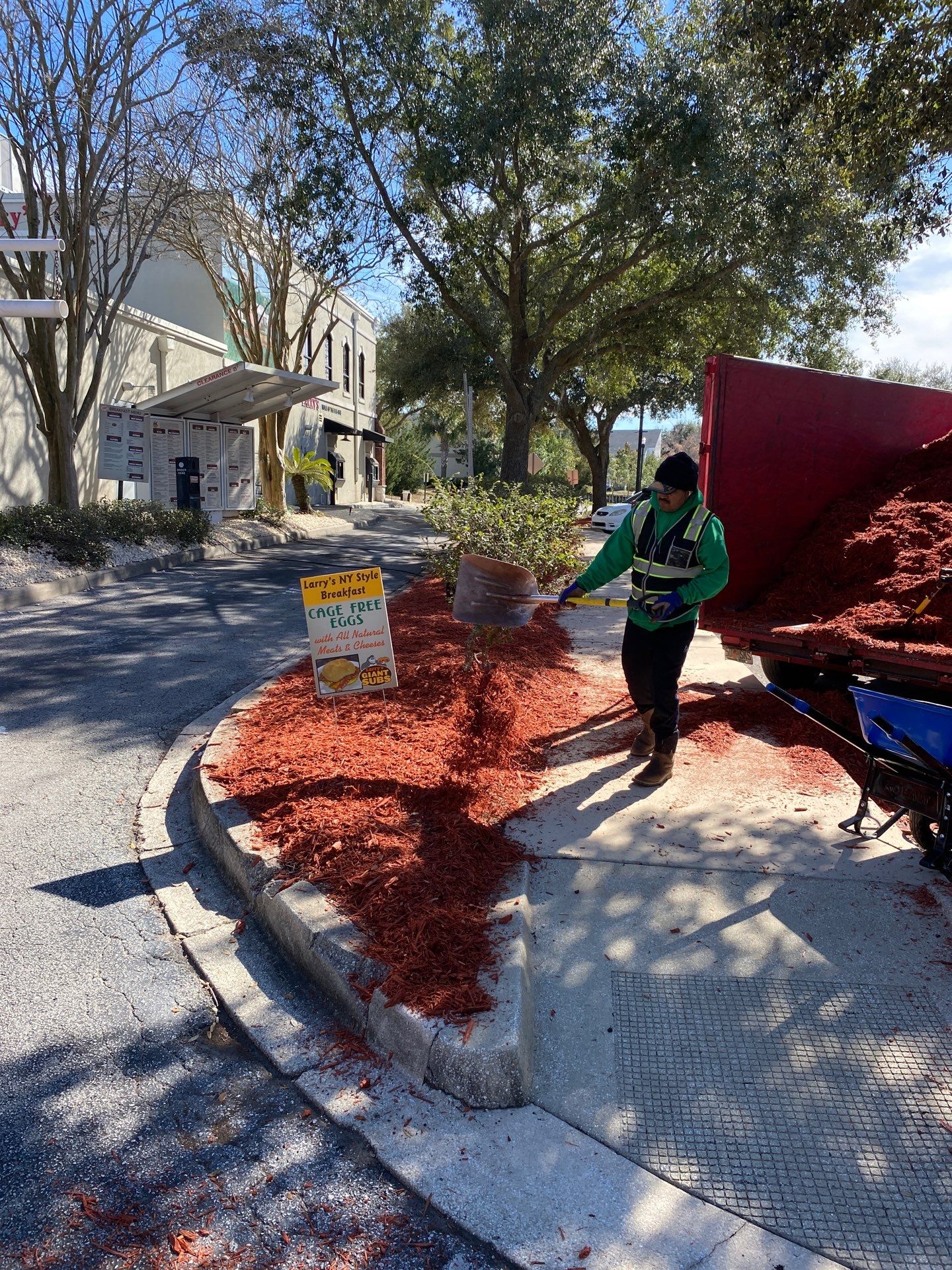 Larry’s Giant Subs | Rock & Mulch by ProGreen Services