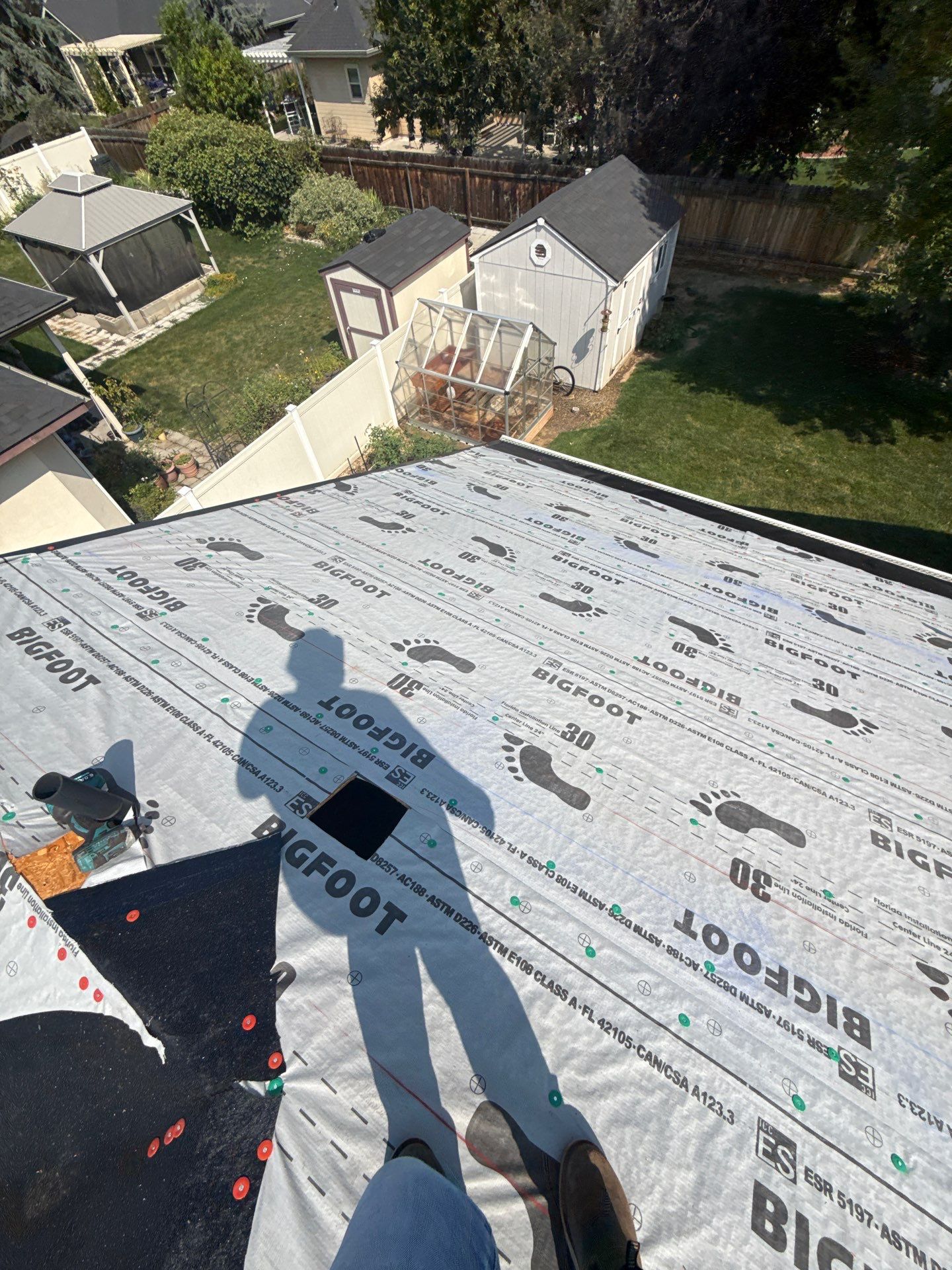 Complete Residential Roof Replacement Featuring Architectural Shingles in Meridian by Olive Roofing