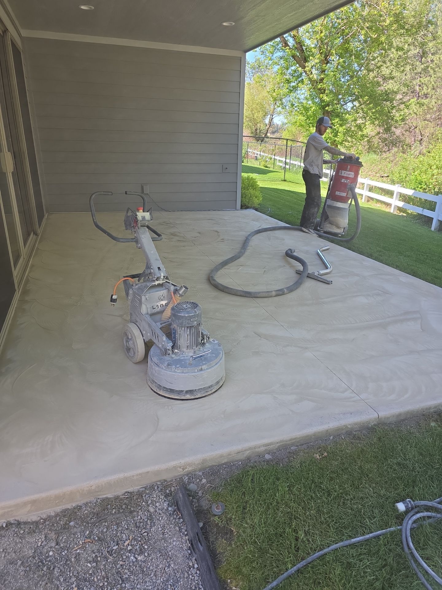 Garage and Porch Concrete Floor Transformation in Rathdrum by Croc Coatings, LLC