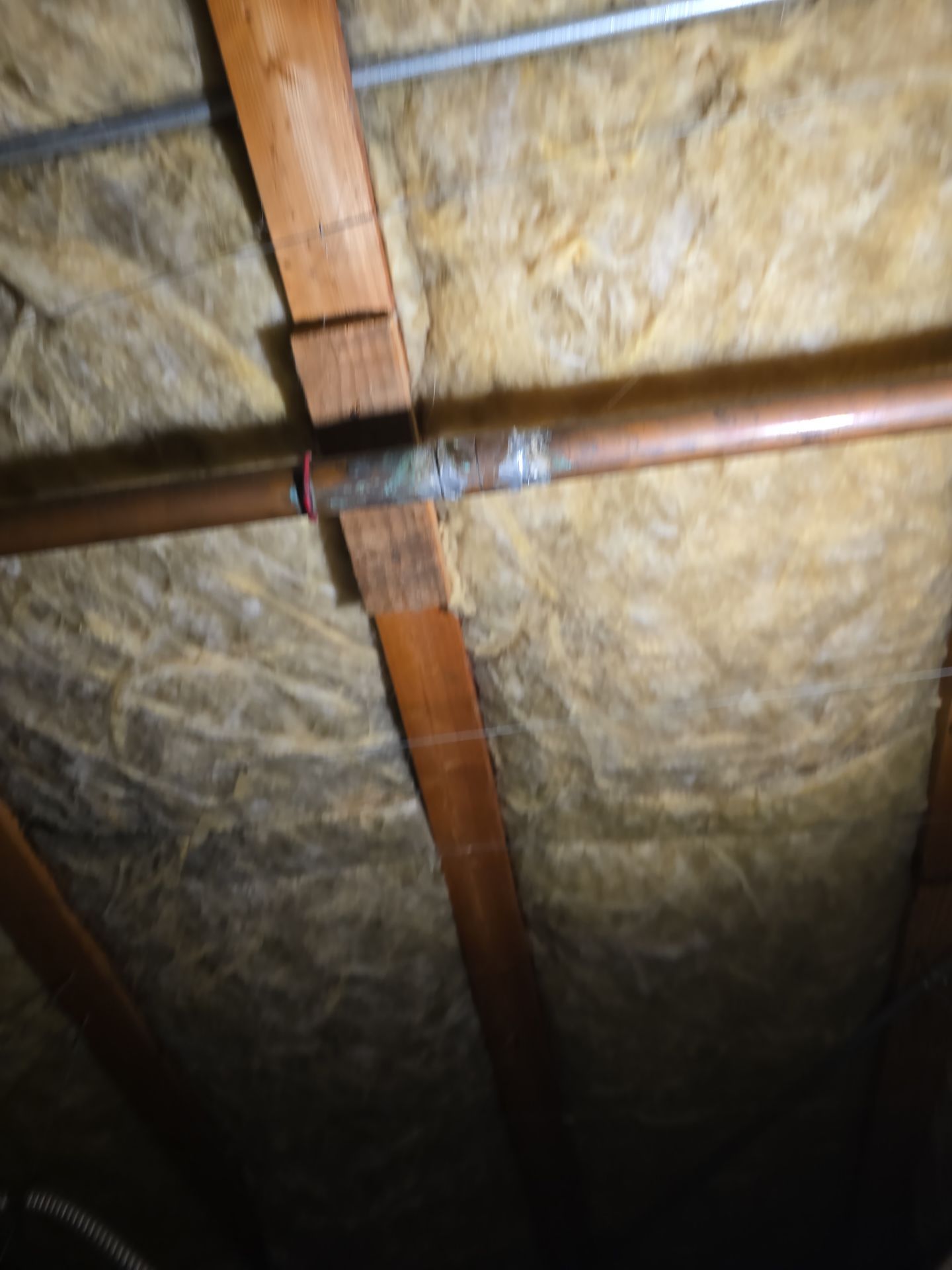 Installation of New Piping in Ceiling by Us Plumbing 