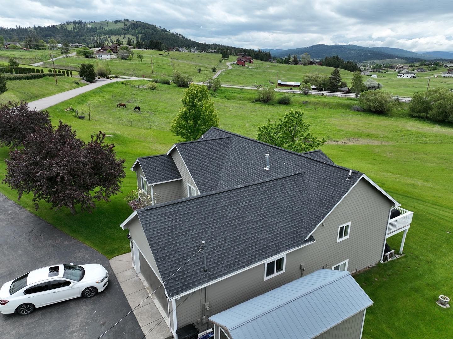 GAF Timberline HDZ - Charcoal by Montana Roofing Solutions