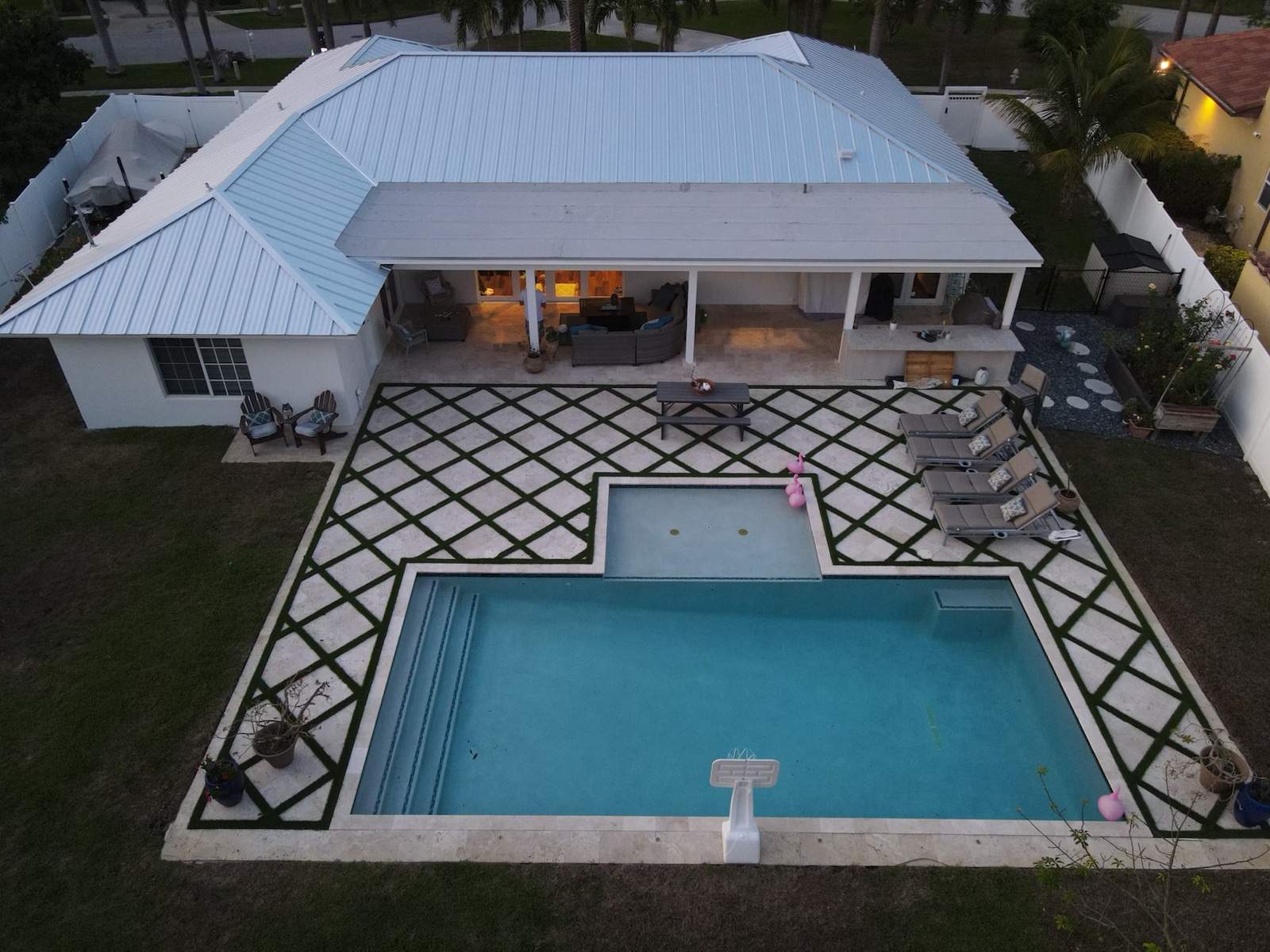 Residential Roofing Installation using 1" Nail strip metal roof by BLUES BROTHERS ROOFING