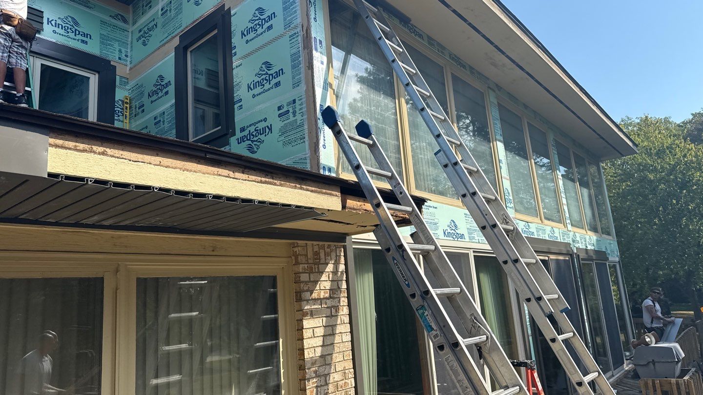 Siding Replacement using Alside S7 Cedar Mill Grain Cast Iron by 180 Contractors