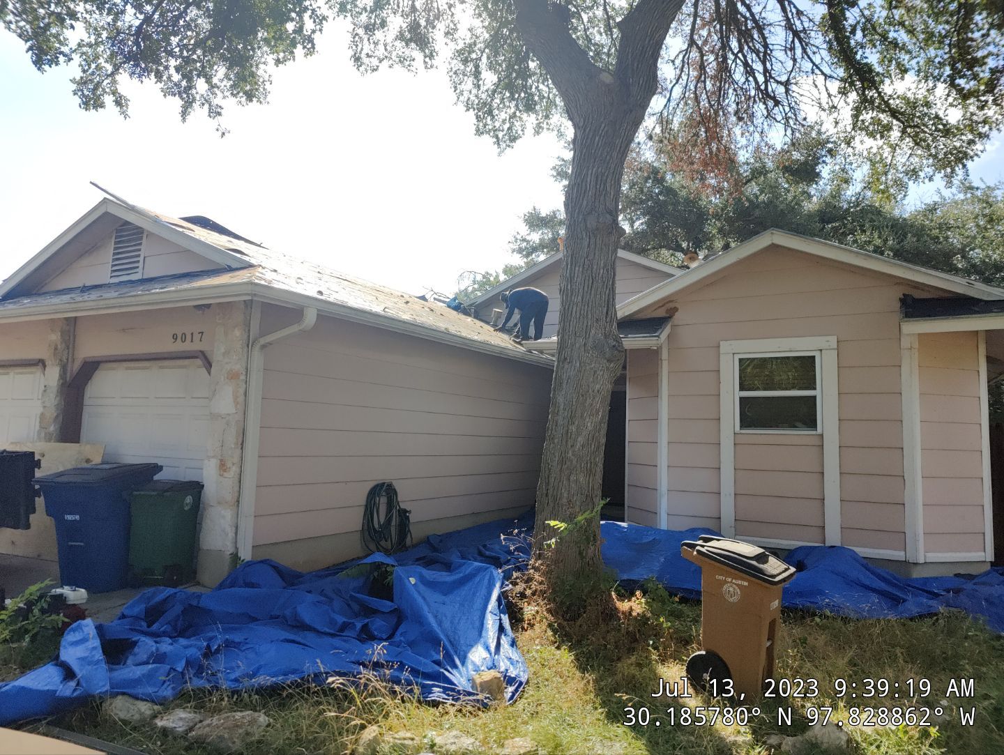 Residential Roofing Installation using Owens Corning Oakridge Estate Grey by DeZign Roofing & Exteriors