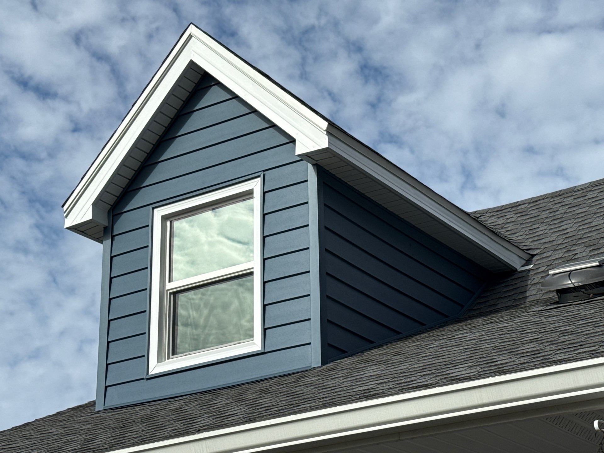 Out with the Old , in with the Blue  by EEC  Windows, Siding & Roofing 