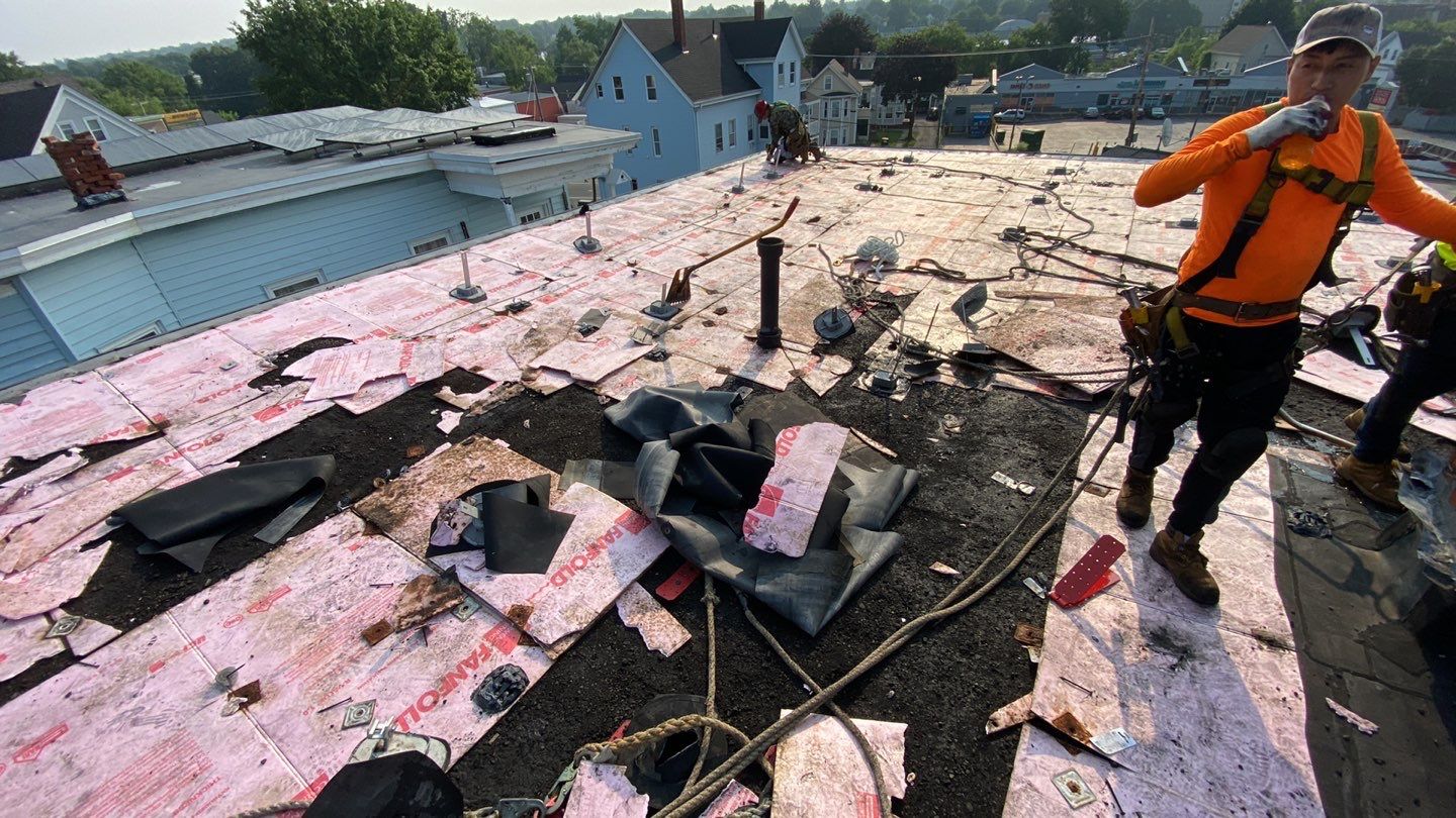 Residential Roofing Installation using EPDM/Rubber by Sensible Home Solutions