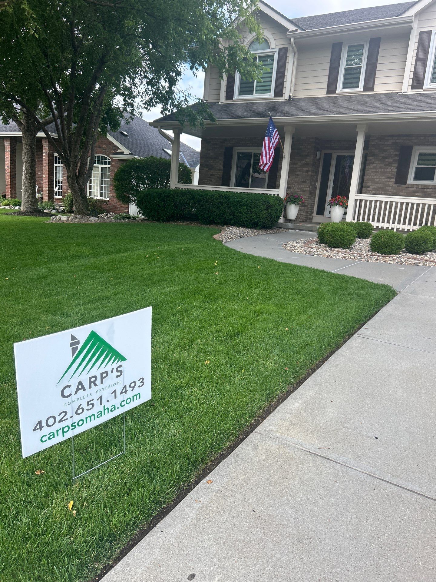 Targeted Exterior Siding and Cedar Trim Replacement in Omaha by Carps Complete Exteriors 