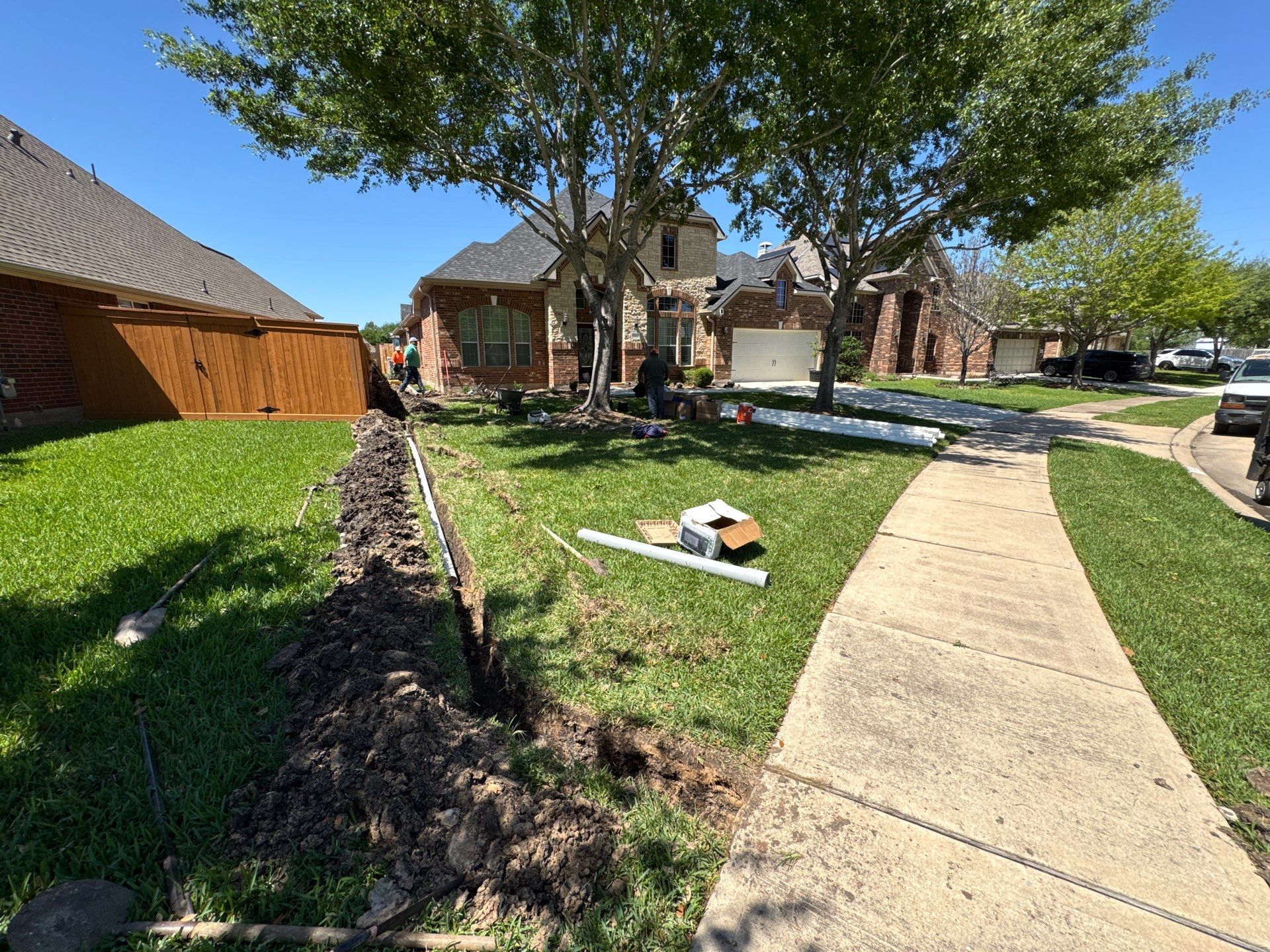🌧️ Mrs.Scott – Yard Protection & Water Management Upgrade by Texas Urban Elements