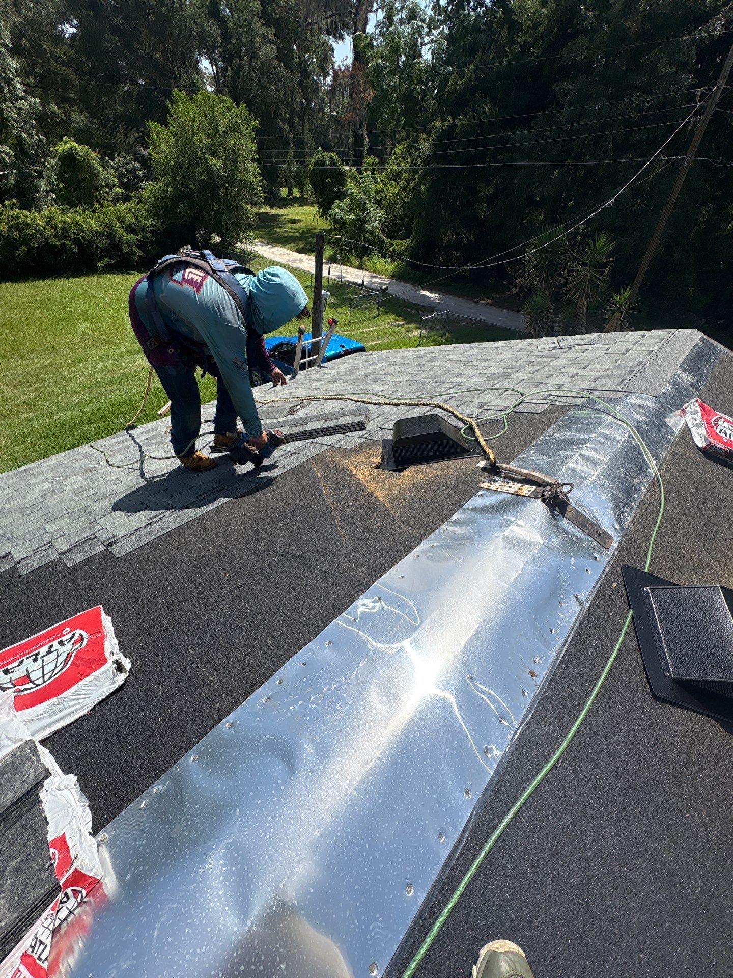 Residential Roof Replacement and Decking Repair in Ocala, Florida by Pinnacle Roofing Group